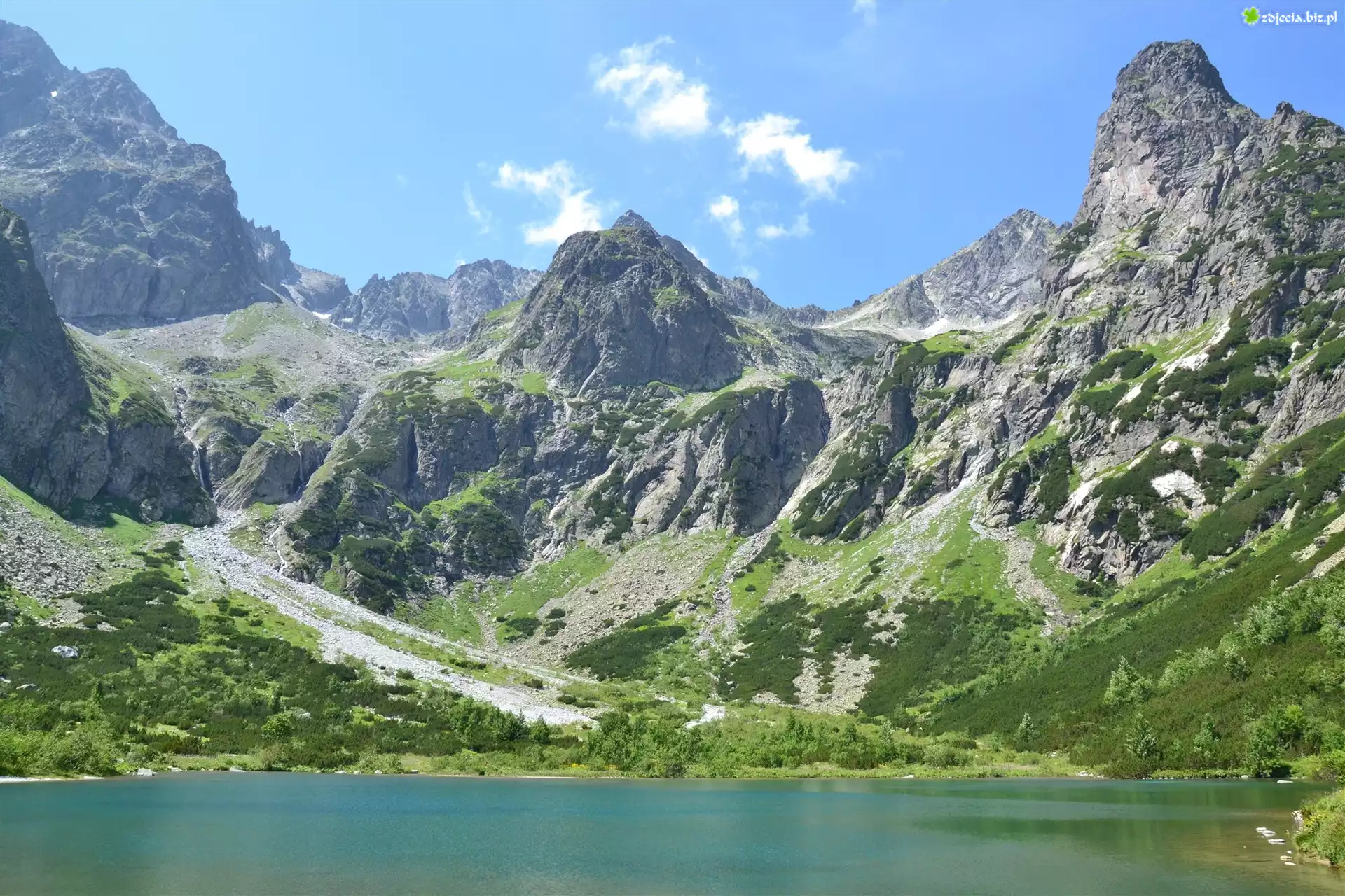 Góry, Jezioro, Niebo