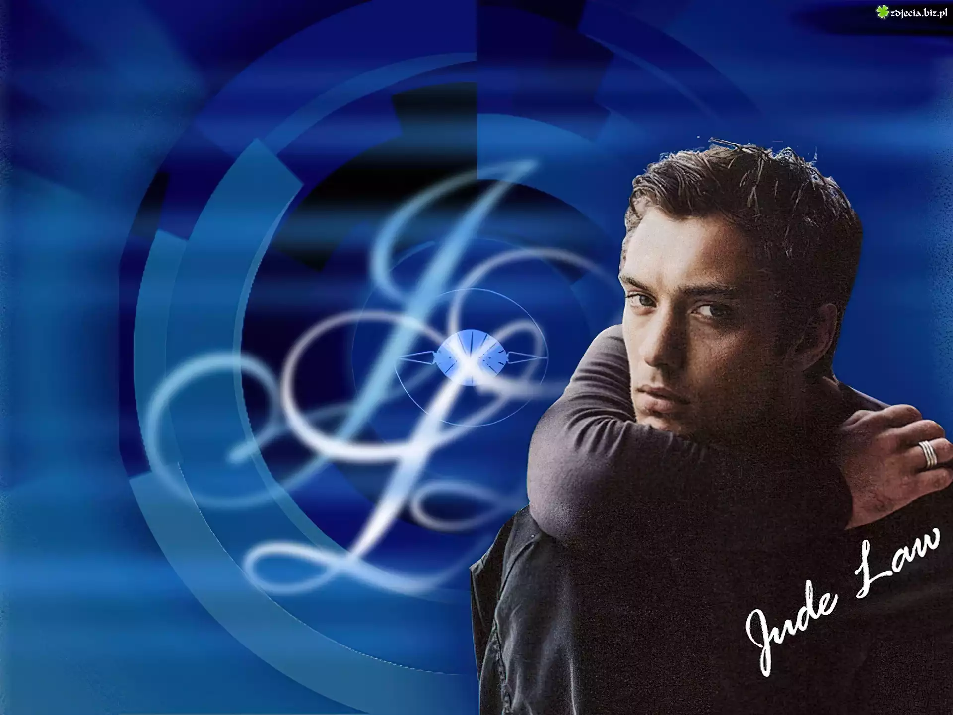 Jude Law,niebieskie oczy