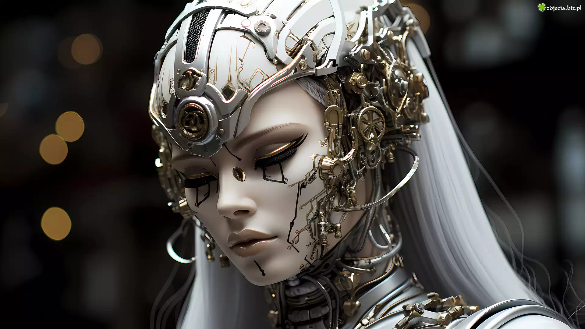 Kobieta, Cyborg, Grafika