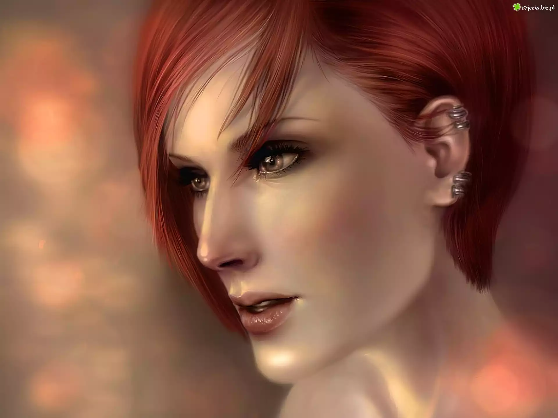 Portret, Kobiety, Kolczyki