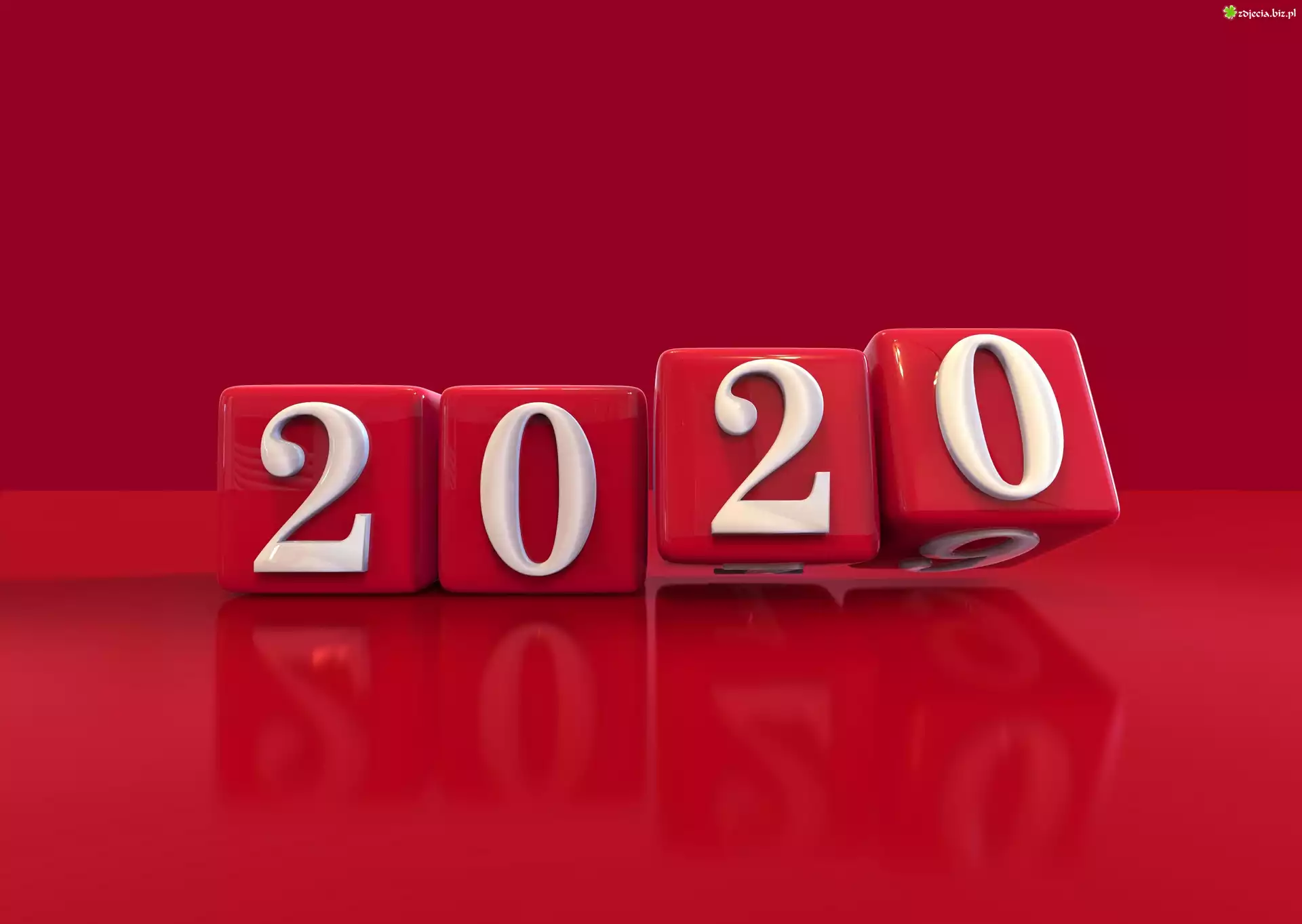 Czerwone, Kostki, 2020