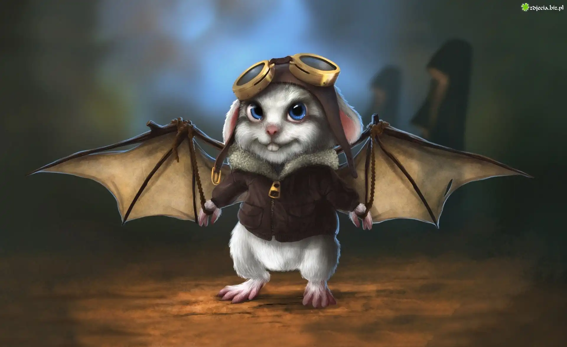 Królik, Nietoperz, Art, Fantasy