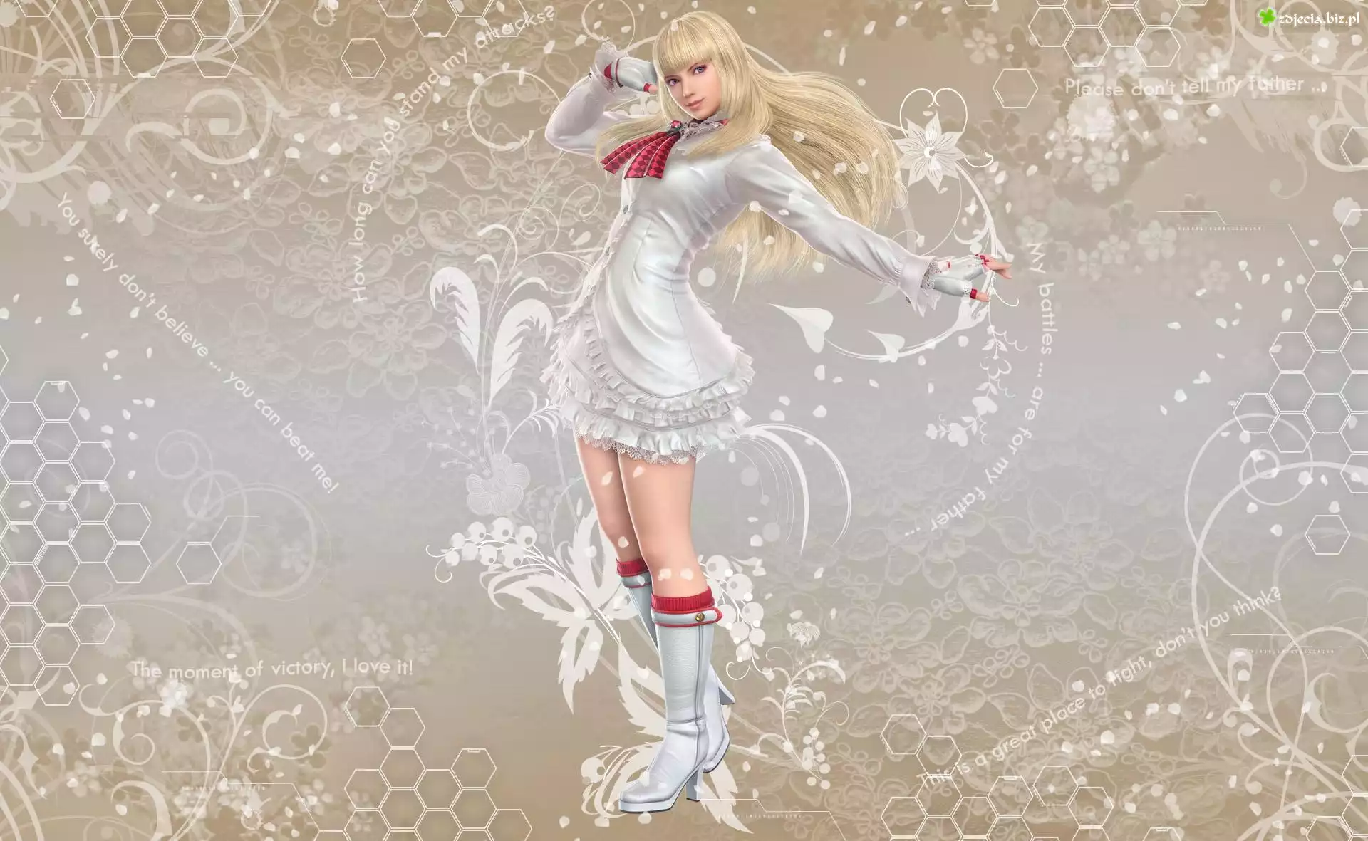 Lili, Tekken 6, Biel, Kwiaty