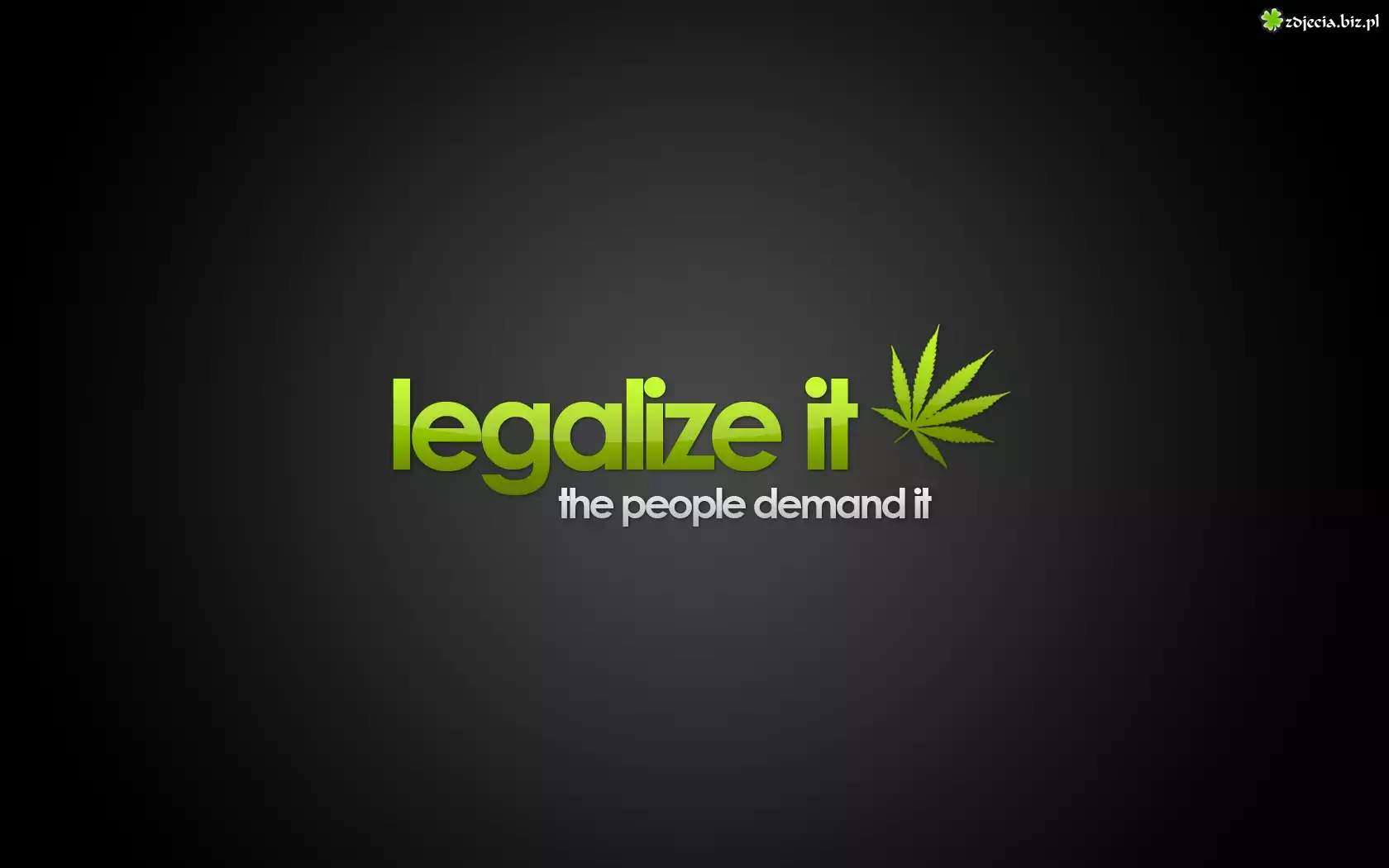Marihuana, Liść, Napis