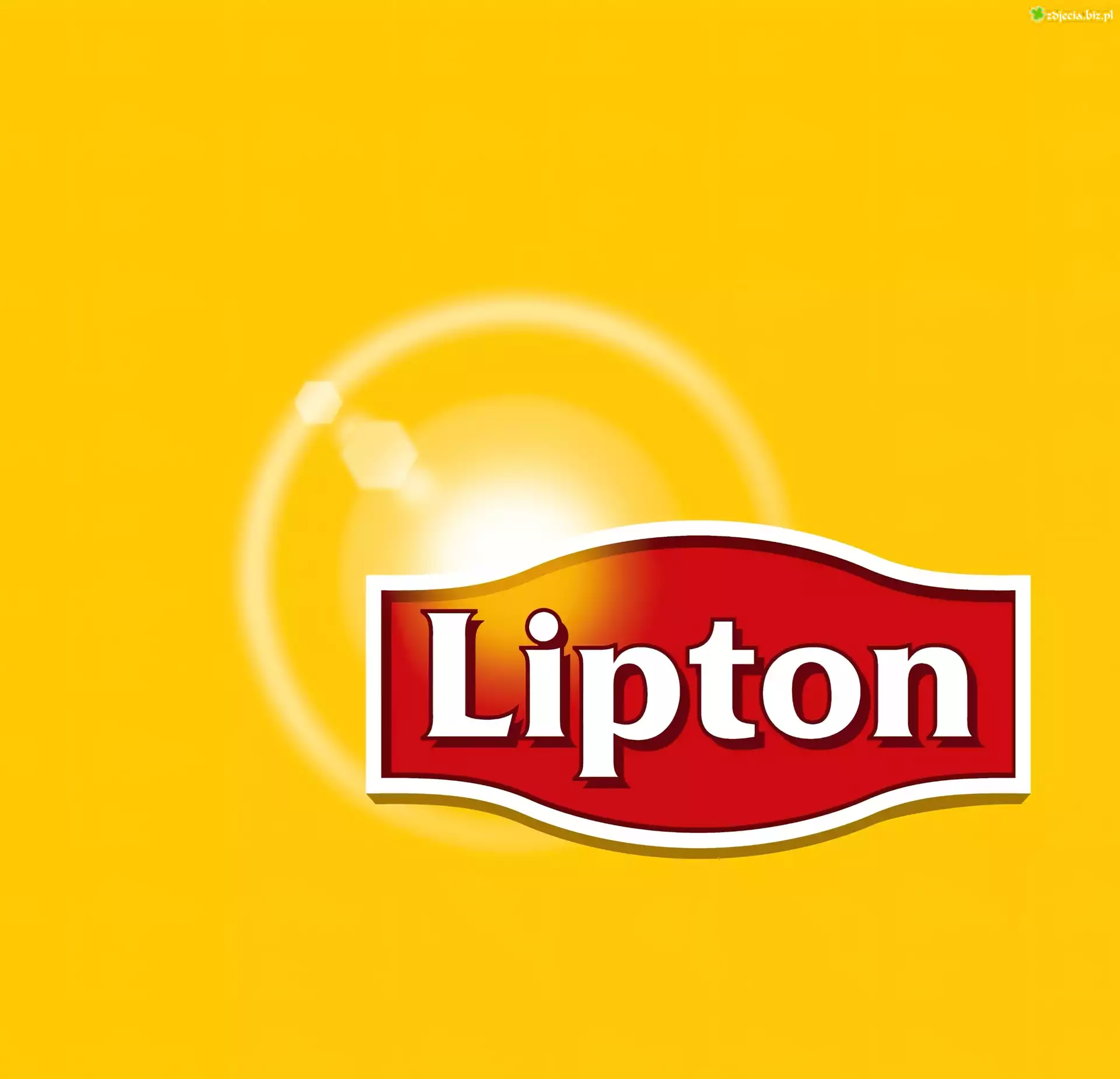 Logo, Lipton, Żółte, Tło