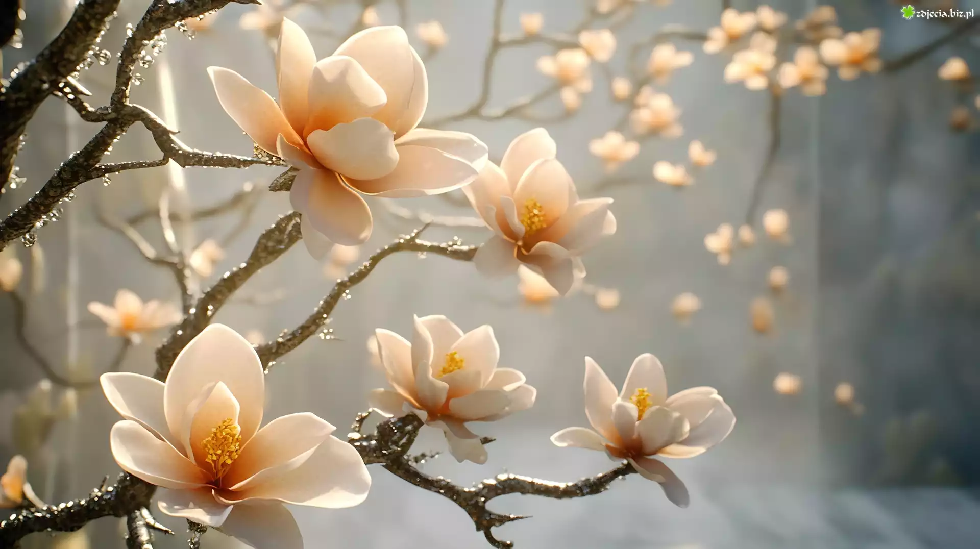 Magnolia, Gałęzie