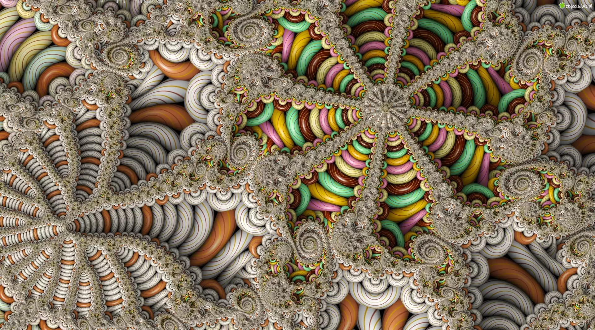 Mandelbulb, Fraktal, Rozety, Wzory