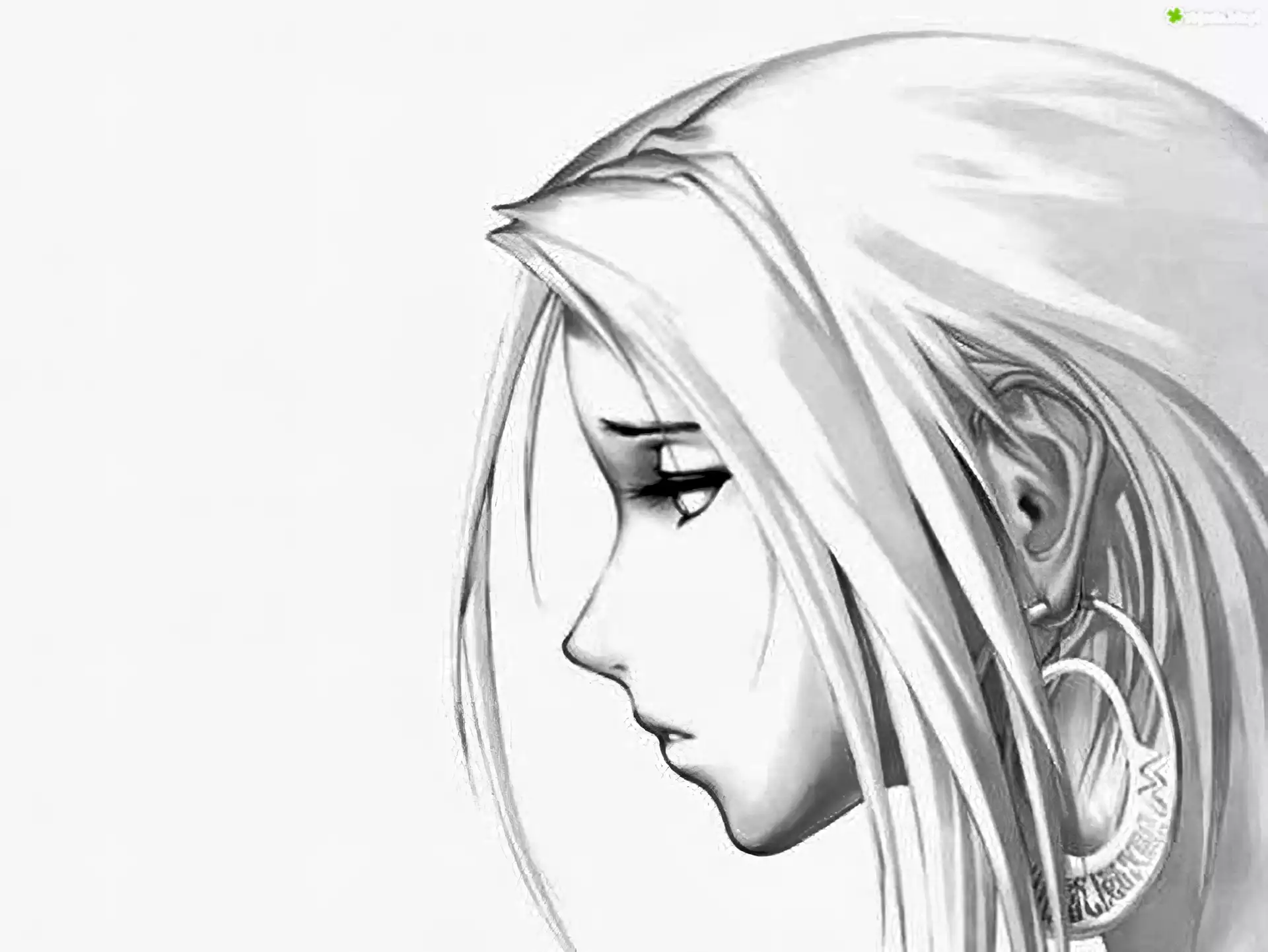 Dziewczyna, Manga, Twarz