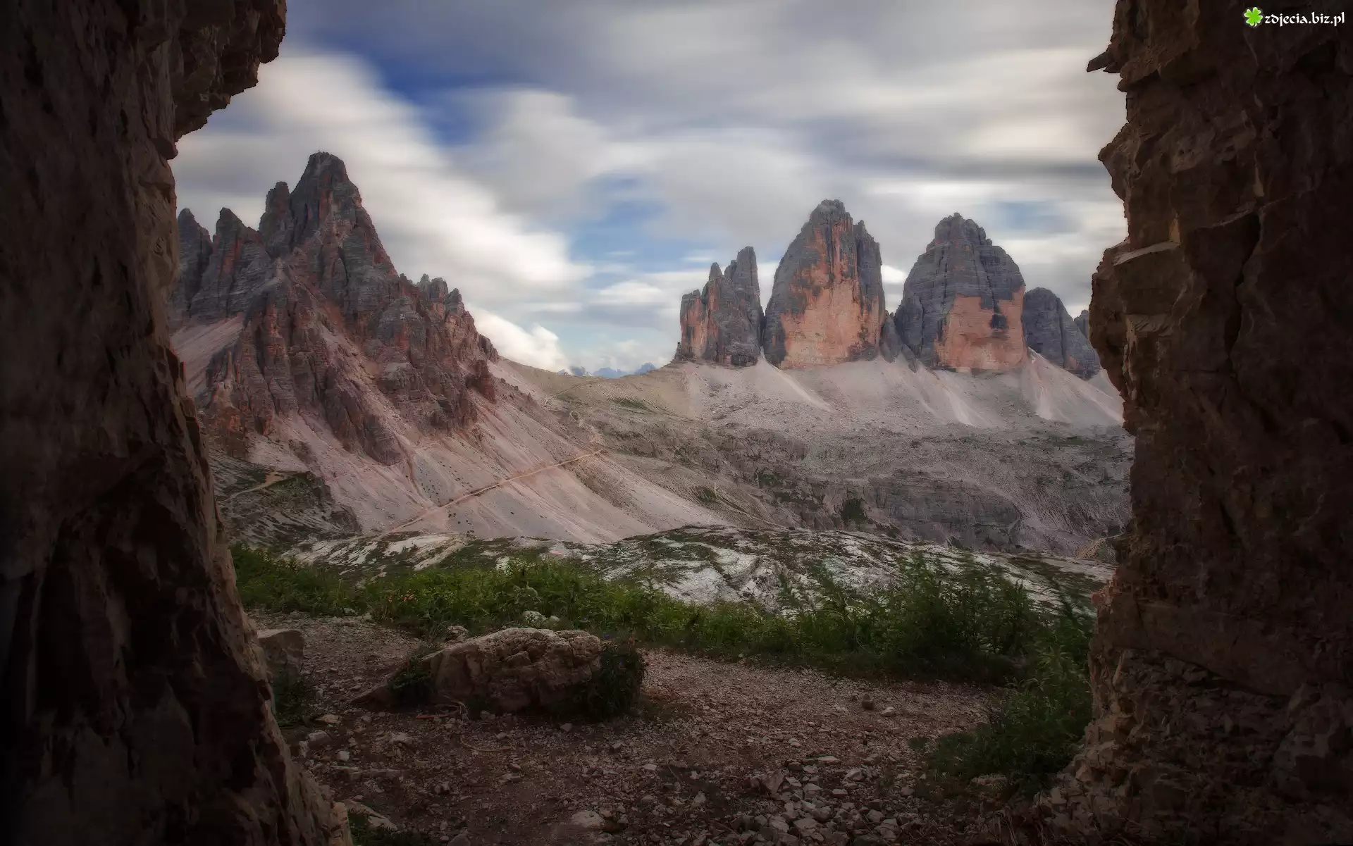 Góry, Masyw, Tre Cime di Lavaredo, Dolomity, Włochy