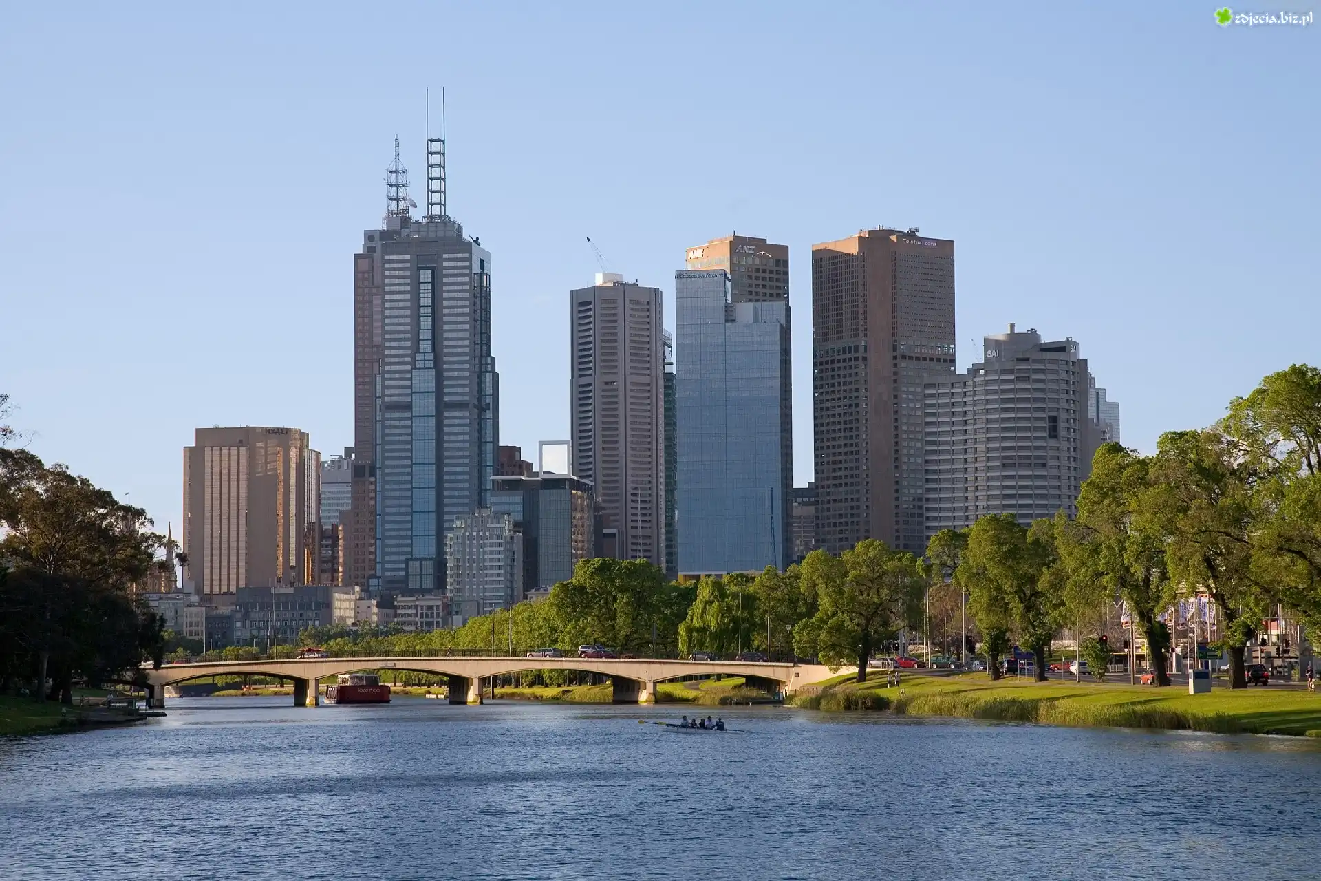 Melbourne, Woda, Most, Architektura