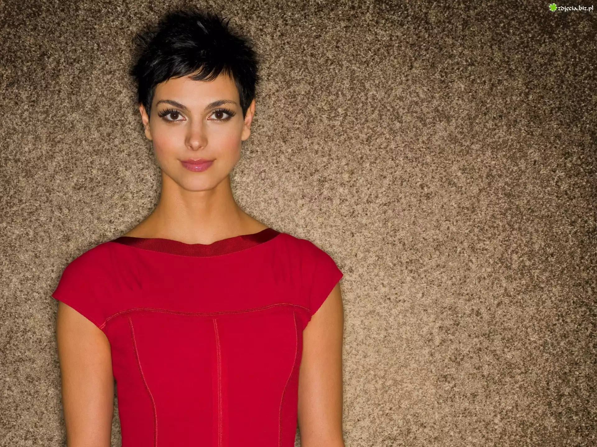 Morena Baccarin, Czerwona, Sukienka