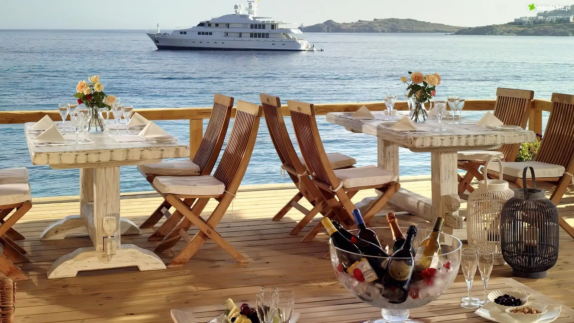 Restauracja, Morze, Statek