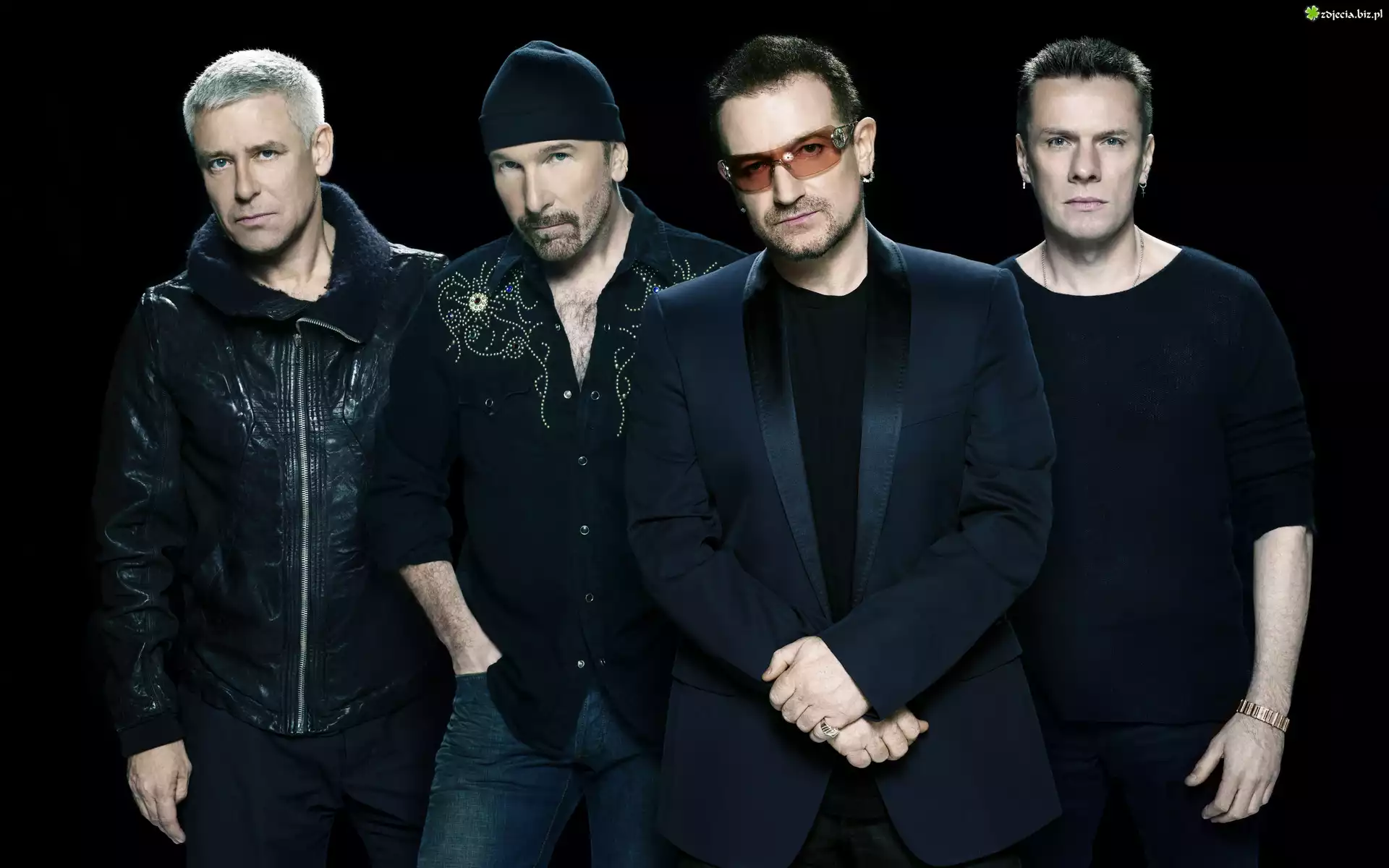 U2, Zespół, Rock, Adam Clayton, The Edge, Bono, Larry Mullen