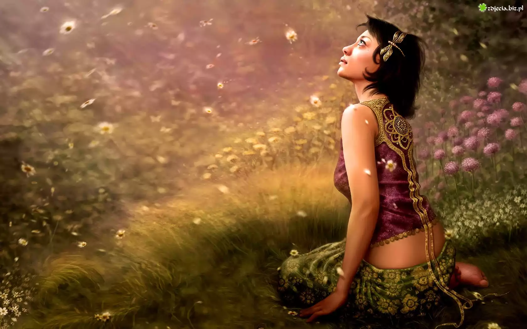 Kobieta, Natura, Fantasy