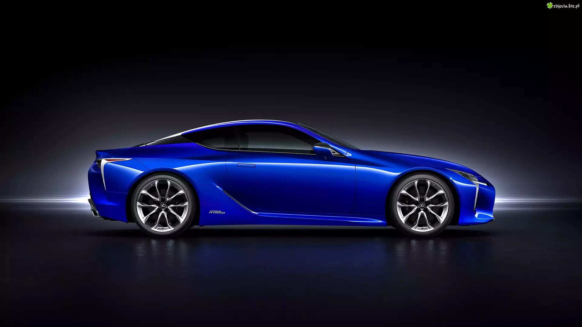 Niebieski, Lexus, LC 500h