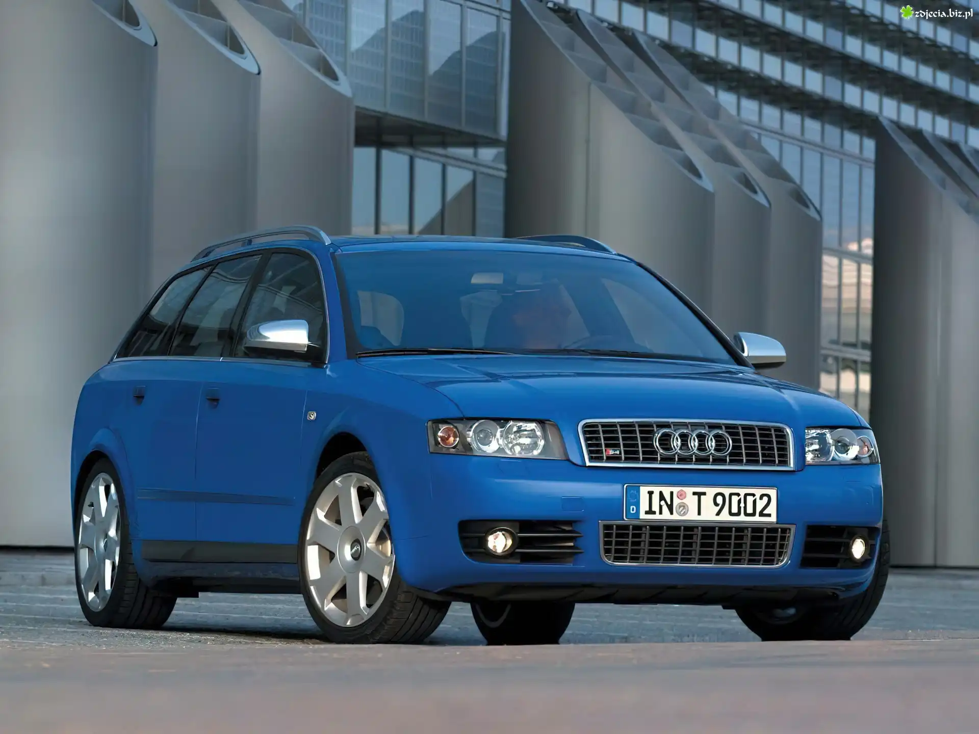 Niebieski, Audi S6, Avant