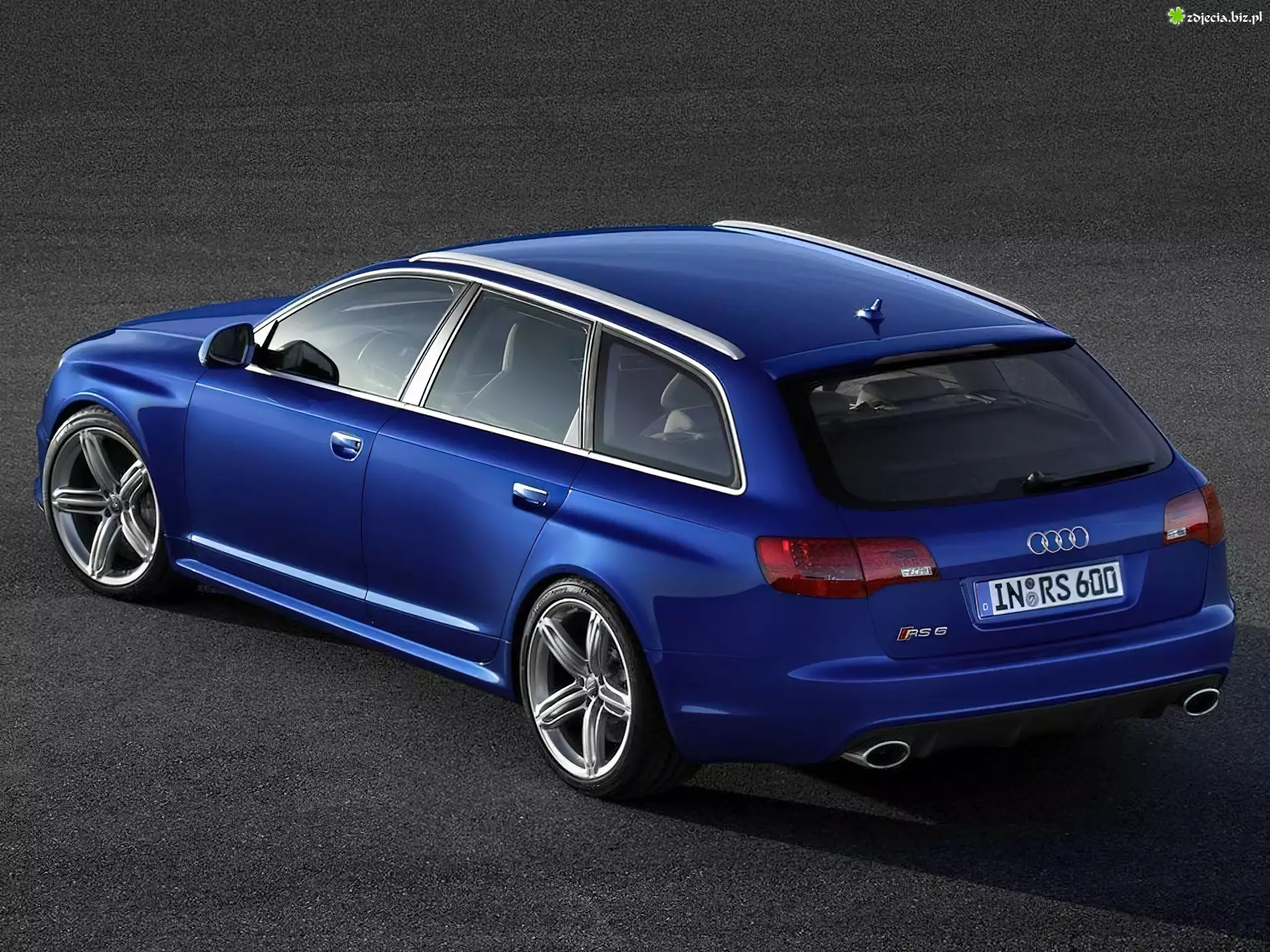 Niebieskie, Audi A6, RS, Kombi