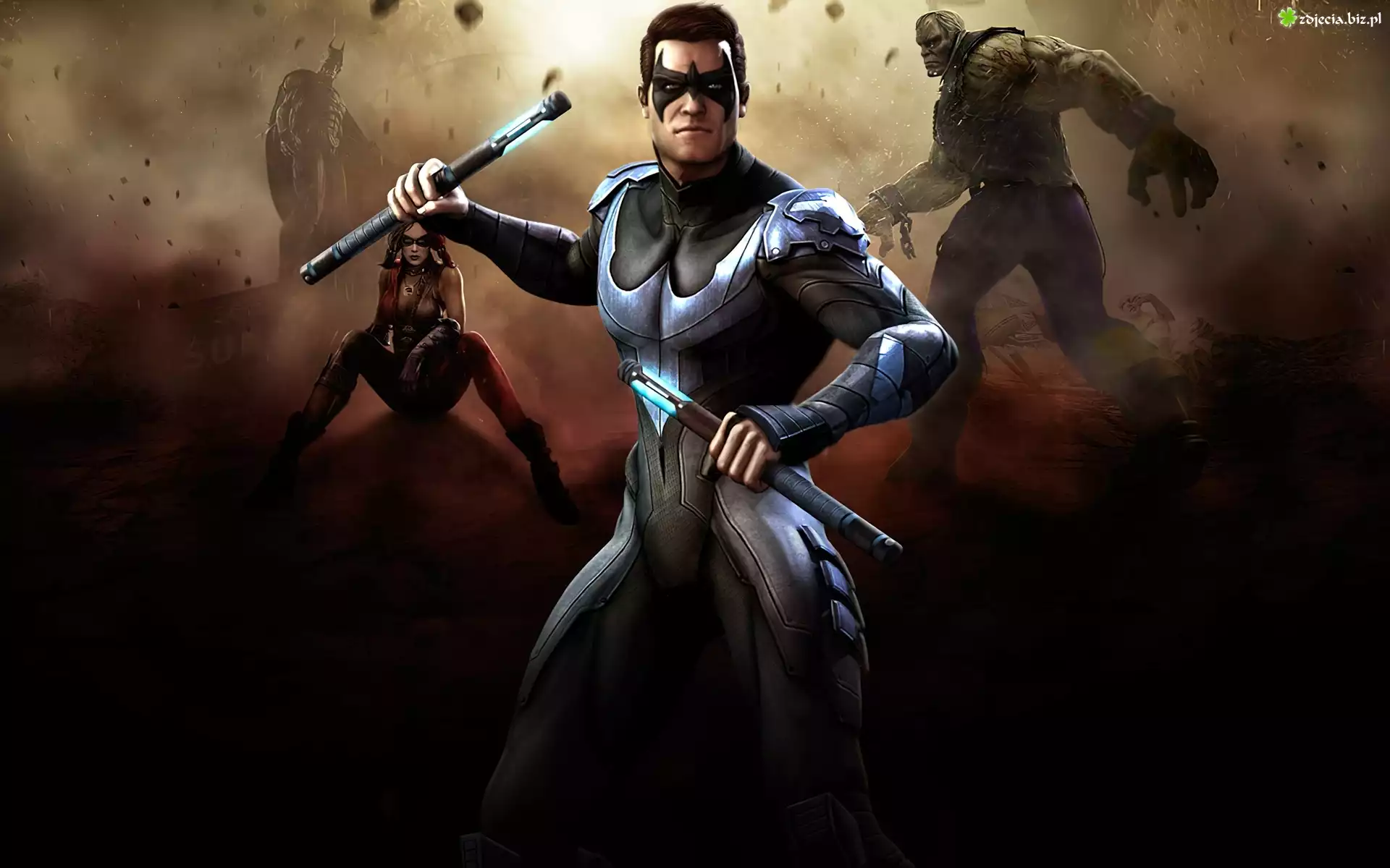Nigtwing, Harley Quin, Solomon Grung