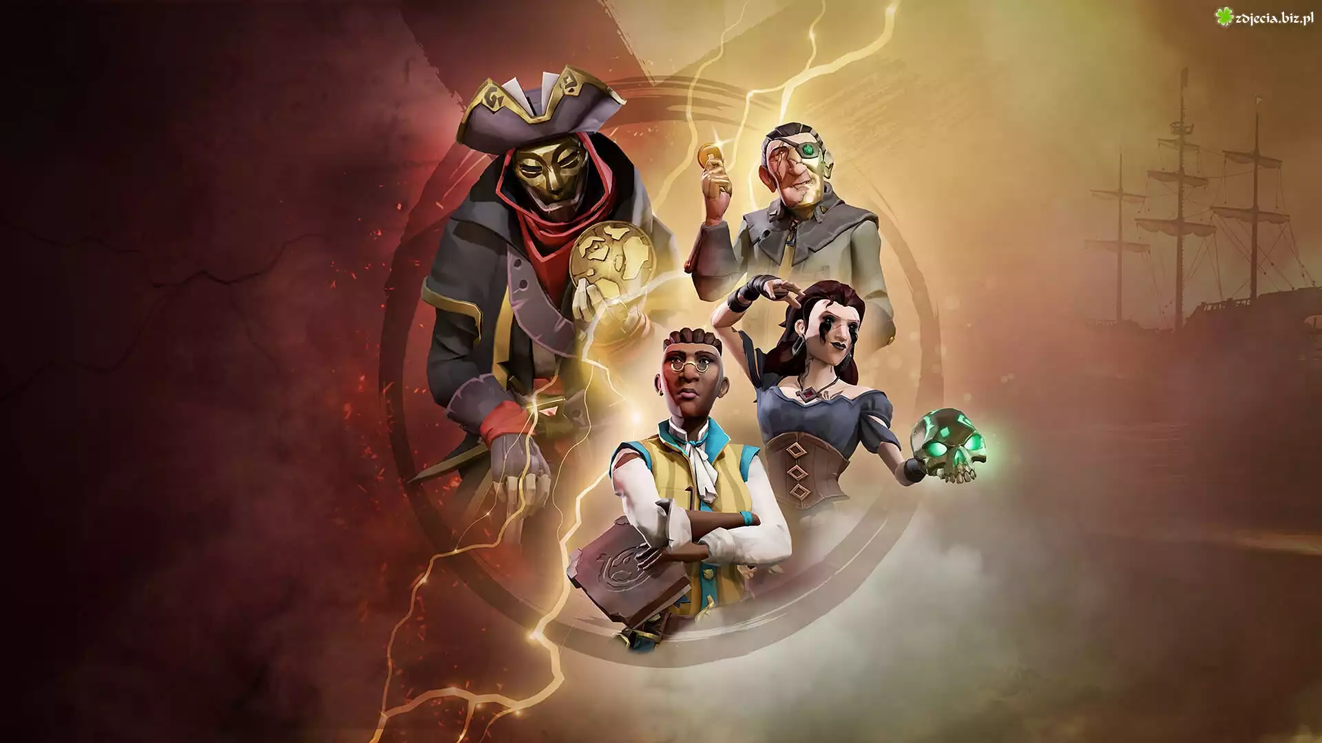 Postacie, Gra, Sea of Thieves, Plakat