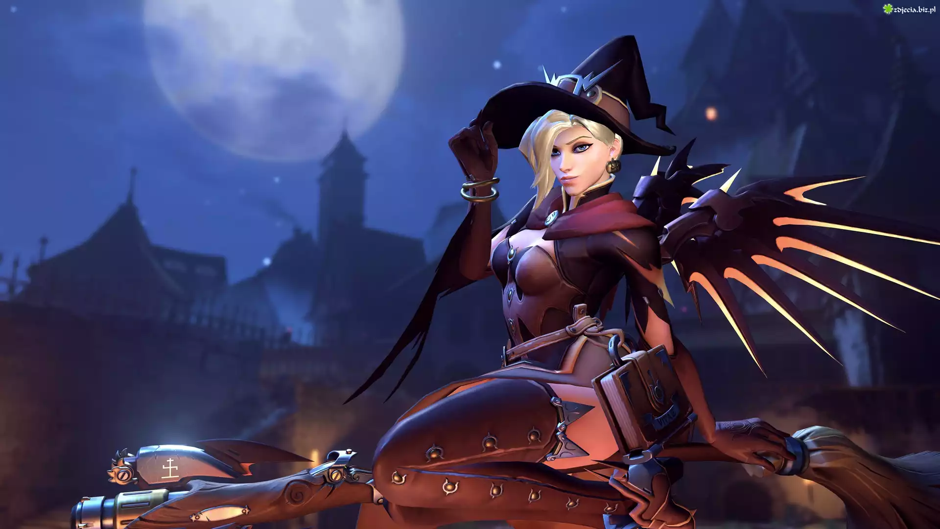 Gra, Overwatch, Mercy - Dr Angela Ziegler, Uzdrowicielka, Halloween