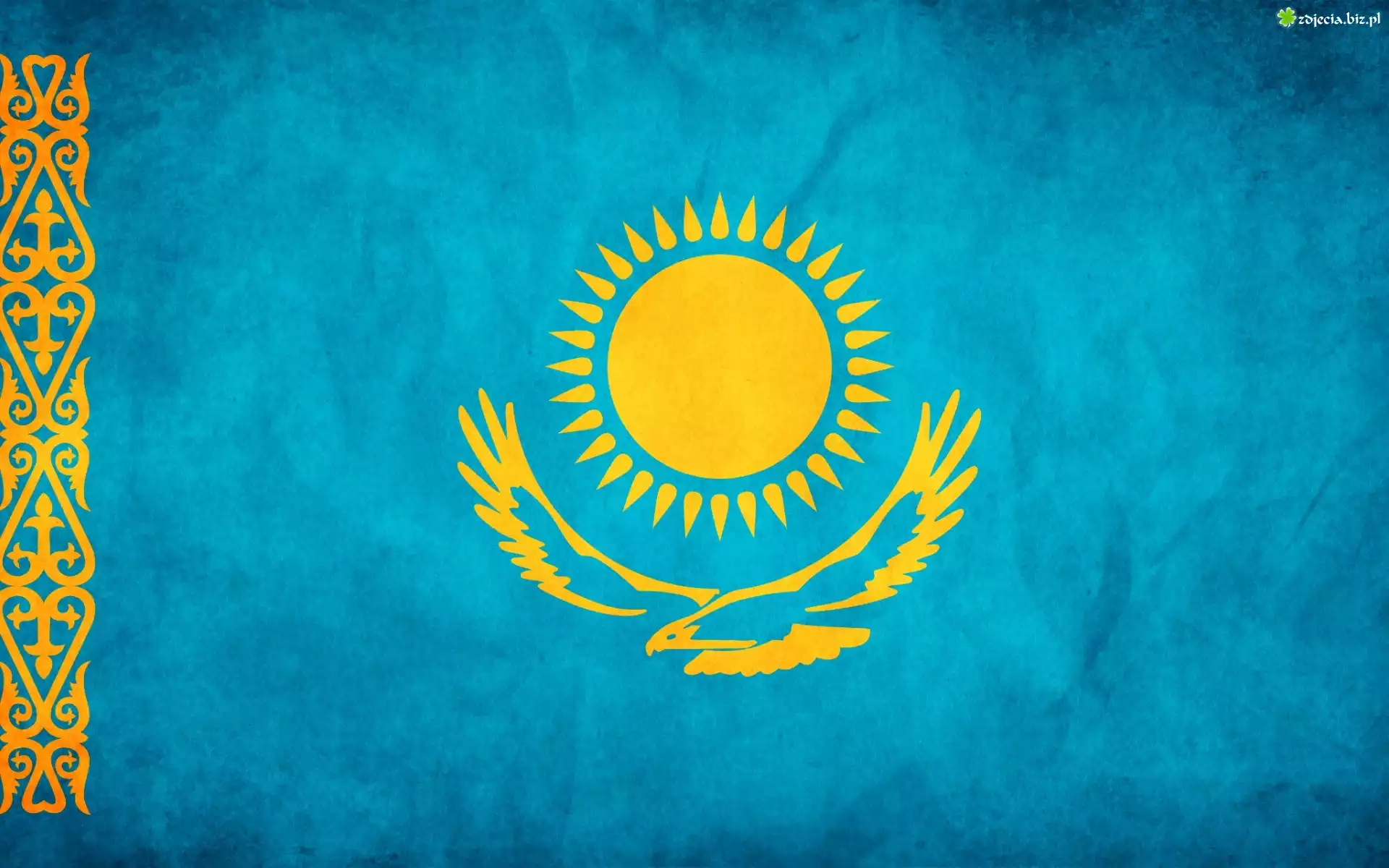 Flaga, Państwa, Kazachstan