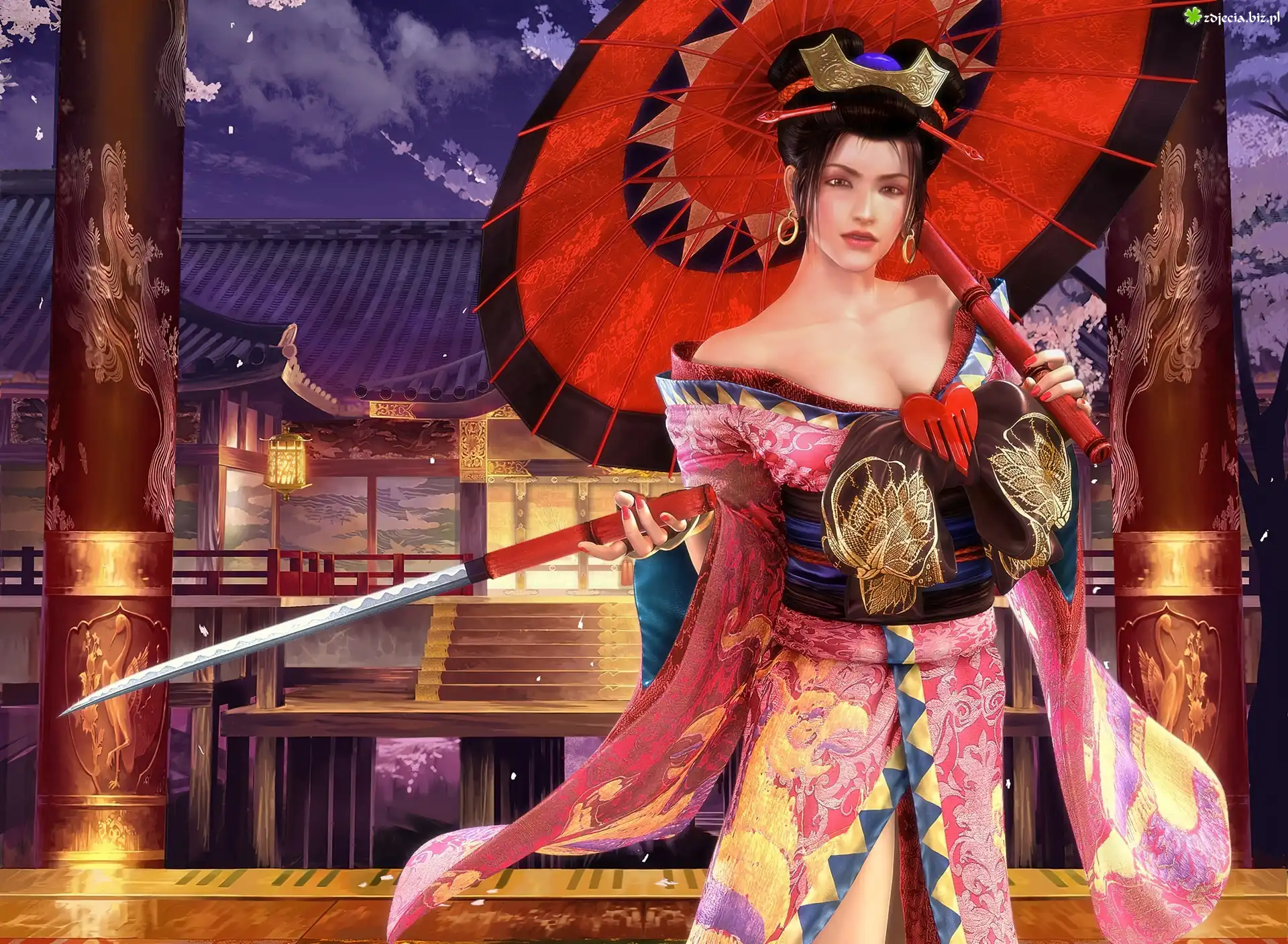 Setsuka, Parasol, Kimono