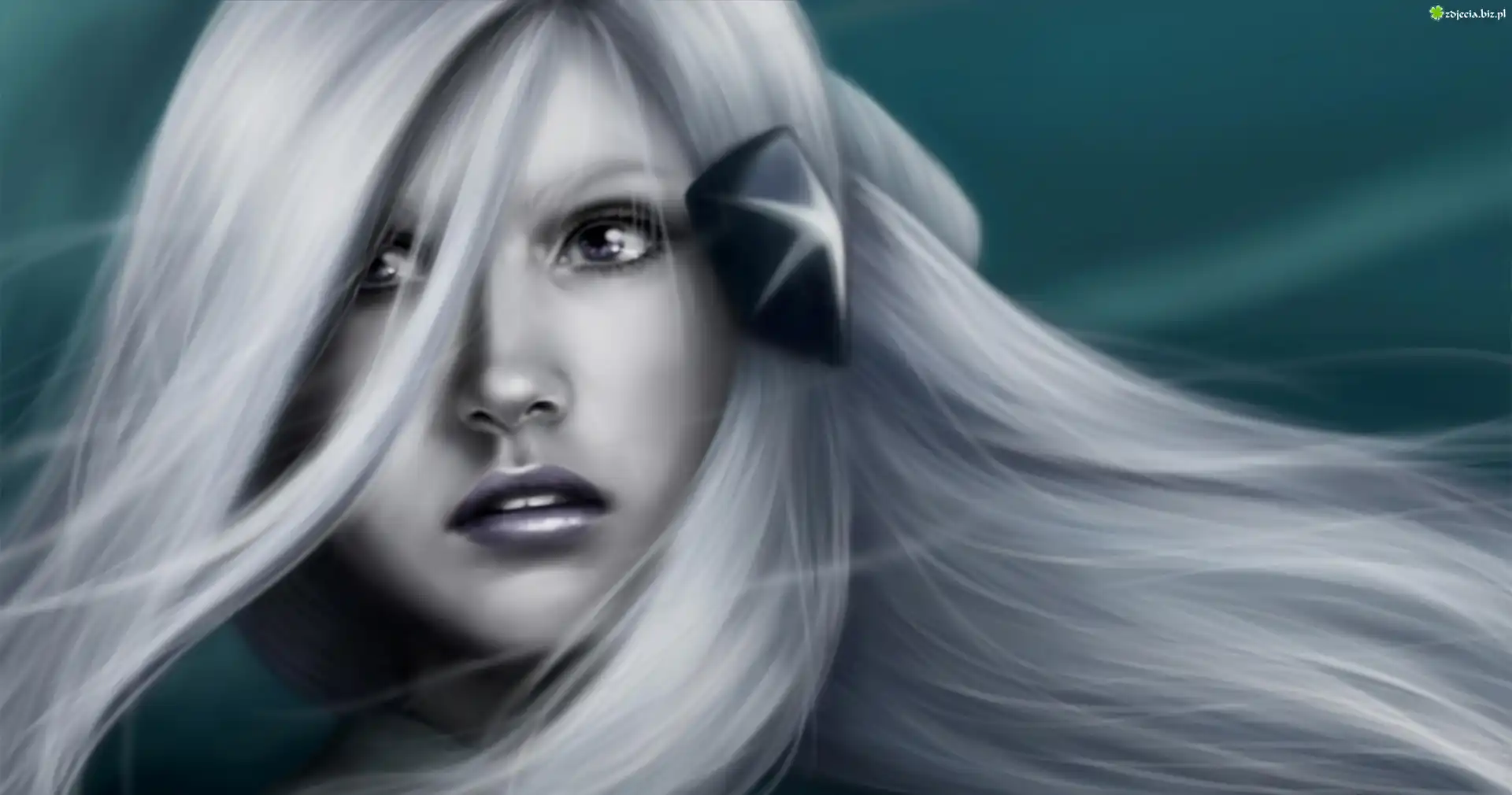 Kobieta, Platynowa, Blondynka