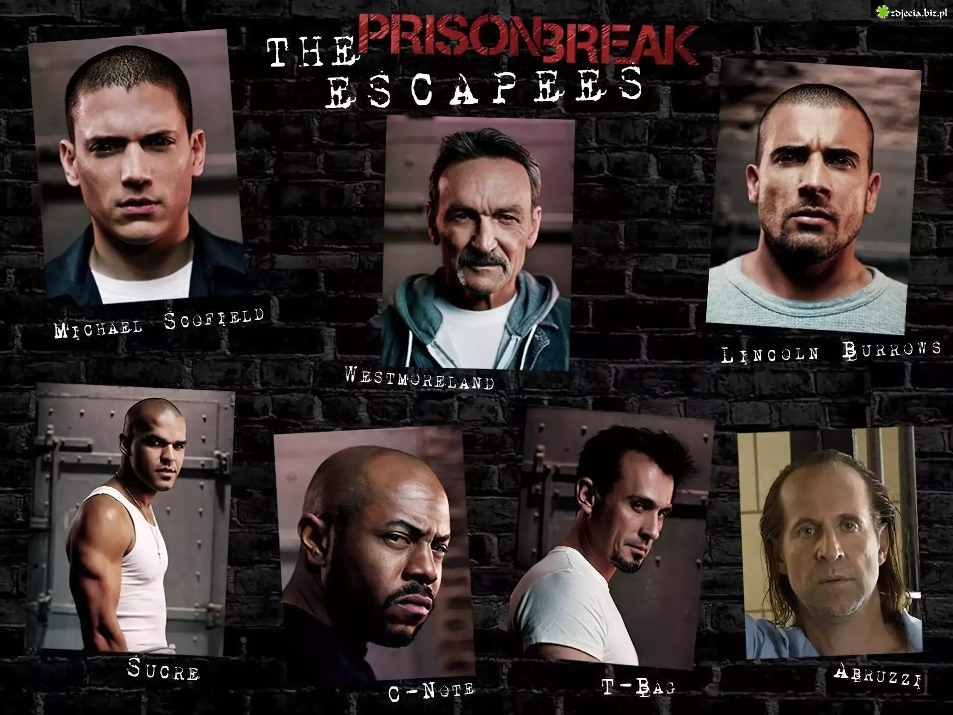 Prison Break, Skazany na śmierć, uciekinierzy, zdjęcia