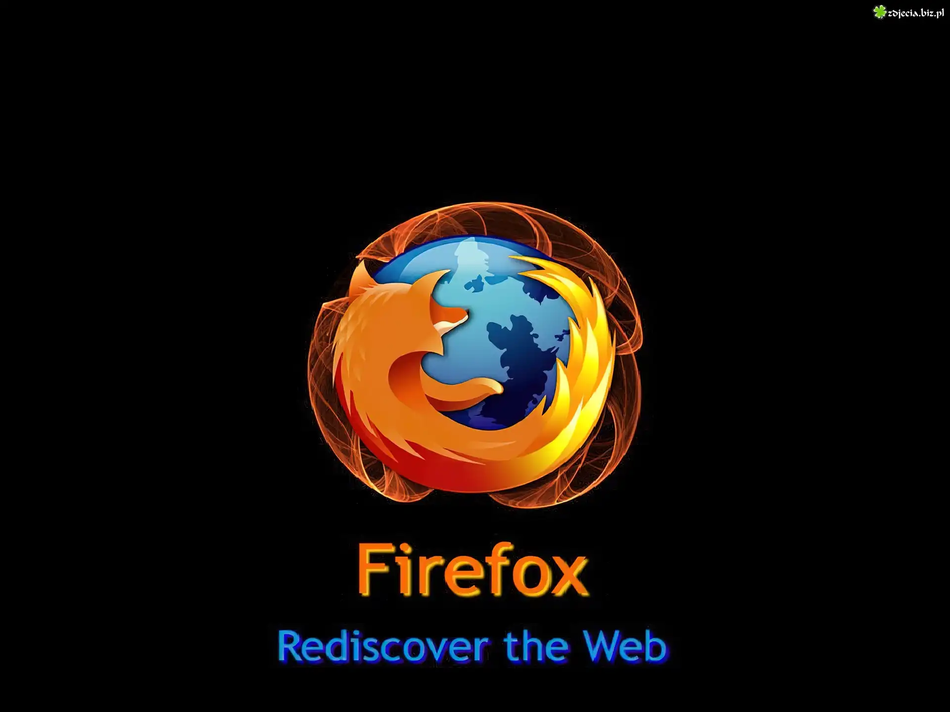 przeglądarka, lis, ogień, FireFox