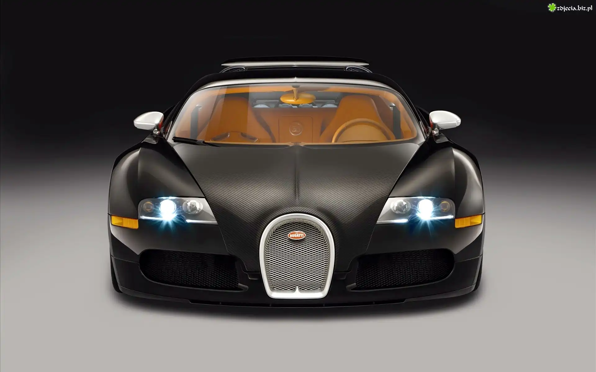 Przód, Bugatti Veyron, Ksenony