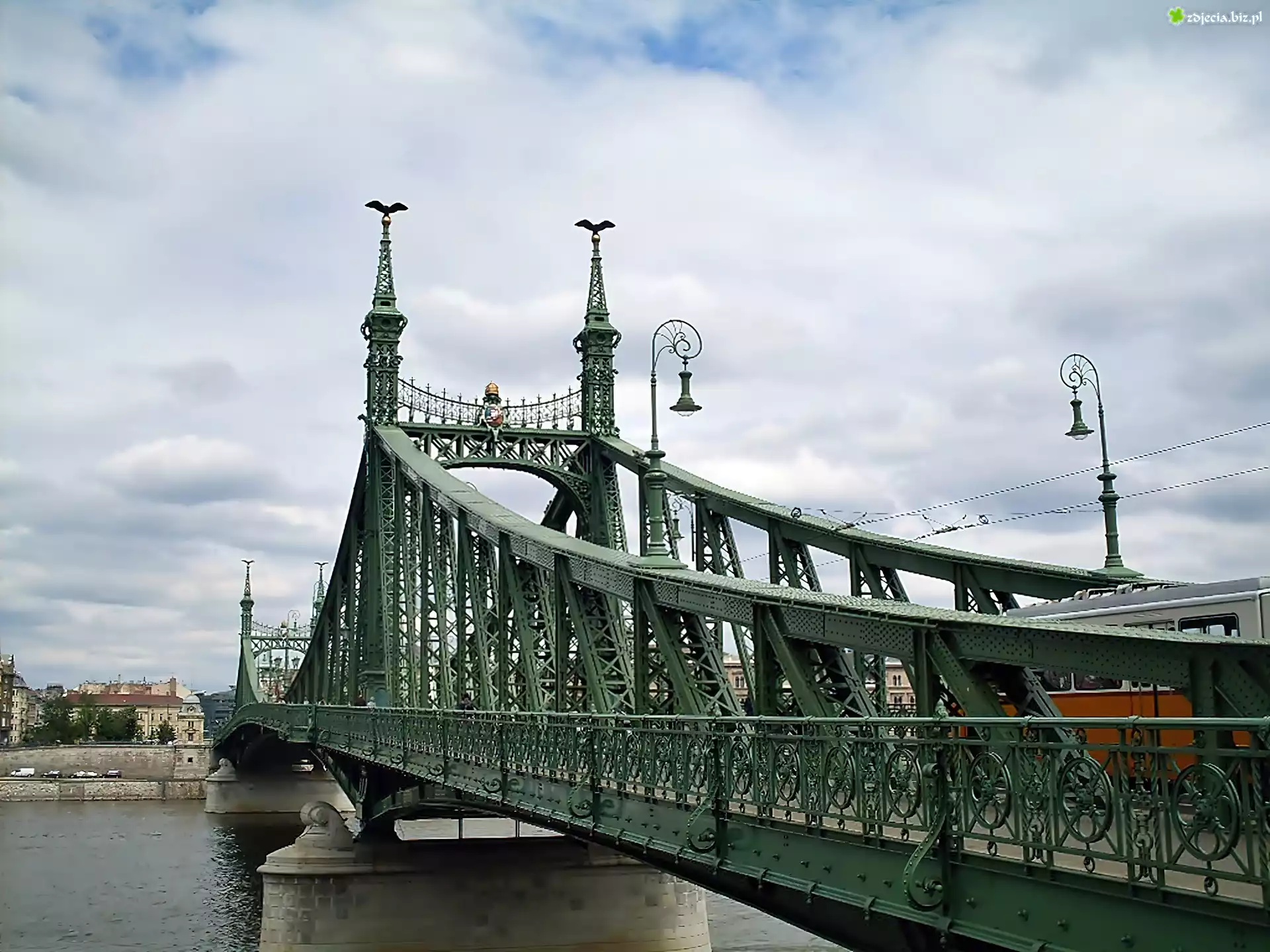 Węgry, Budapeszt, Rzeka, Most