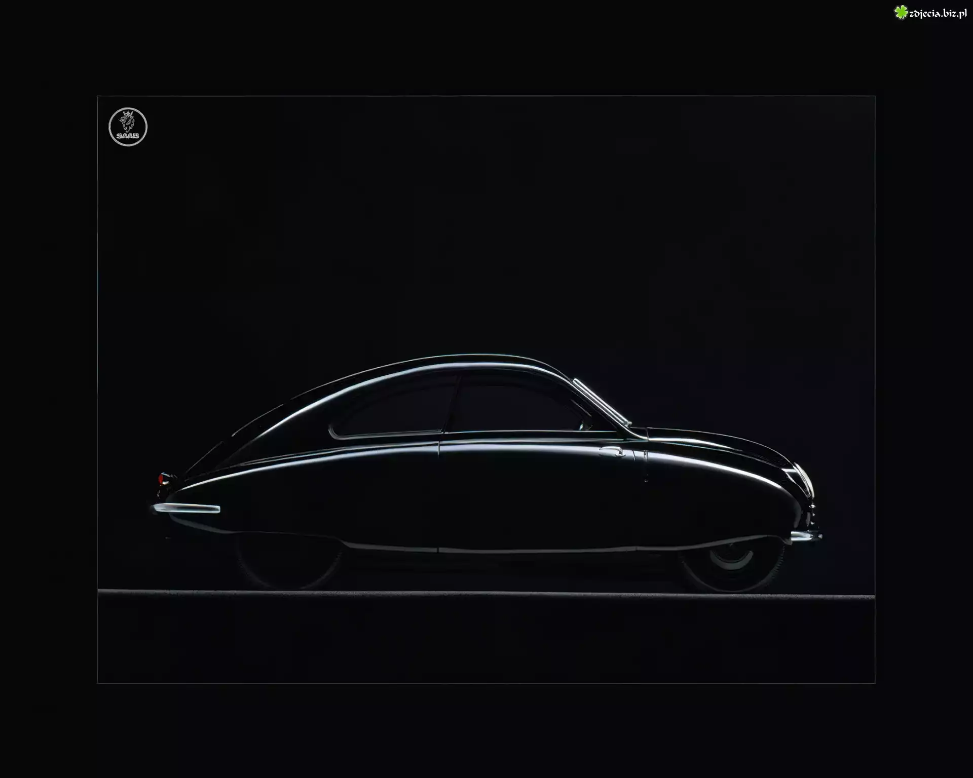 Saab,czrny