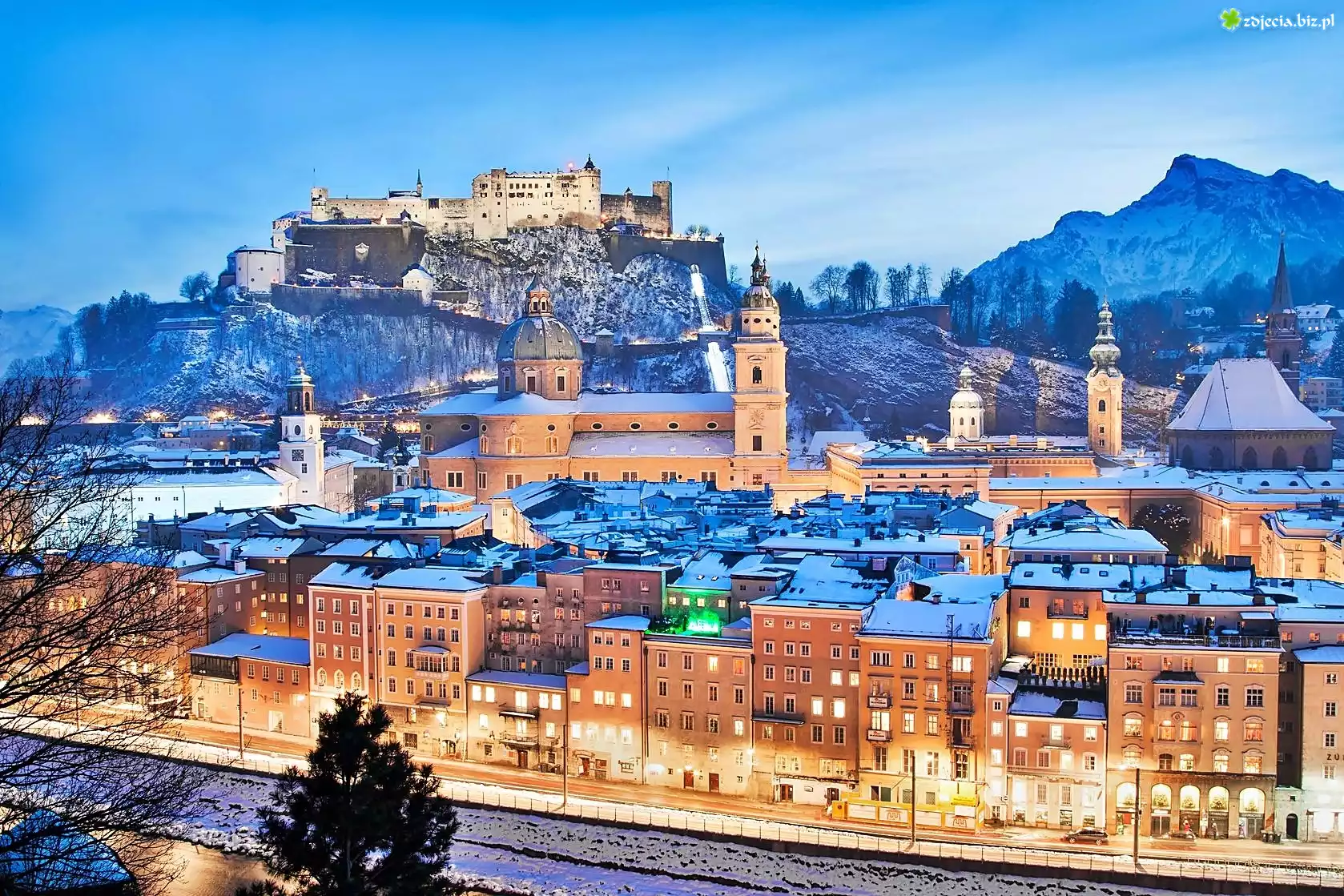 Katedra św. Ruperta w Salzburgu, Zamek Hohensalzburg, Hohensalzburg Castle, Salzburg, Austria, Twierdza