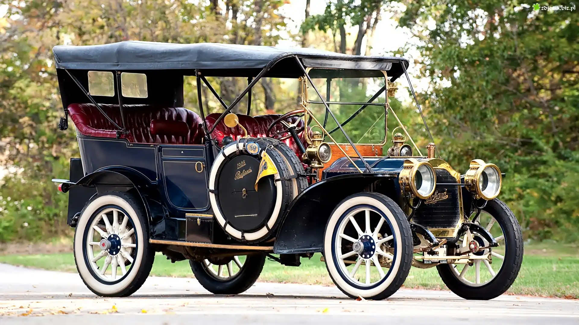 Samochód, zabytkowy, Packard, 1908