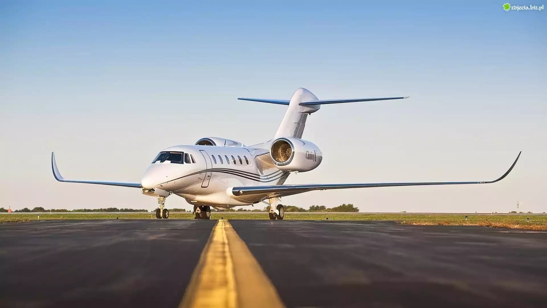 Samolot, Cessna Citation-X, Pas, Startowy