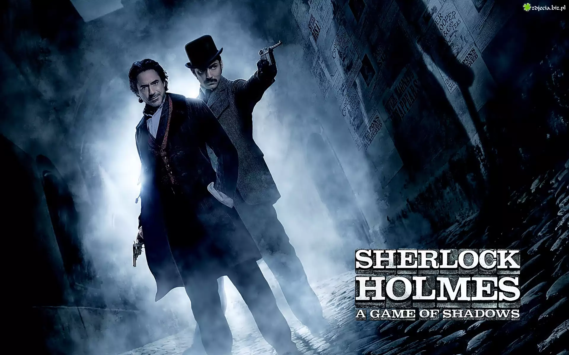 Film, Sherlock Holmes Gra cieni, Robert Downey Jr, Jude Law