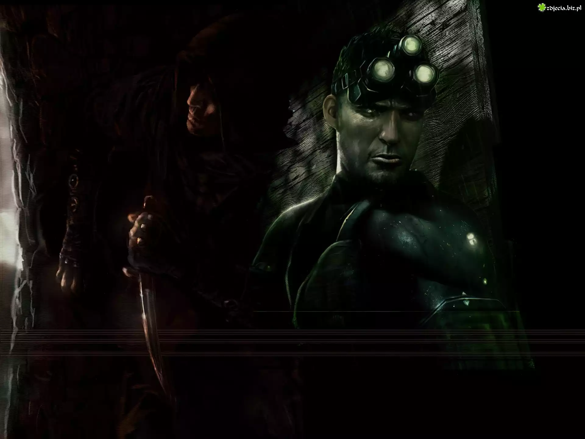 Splinter Cell, mężczyzna, nóż