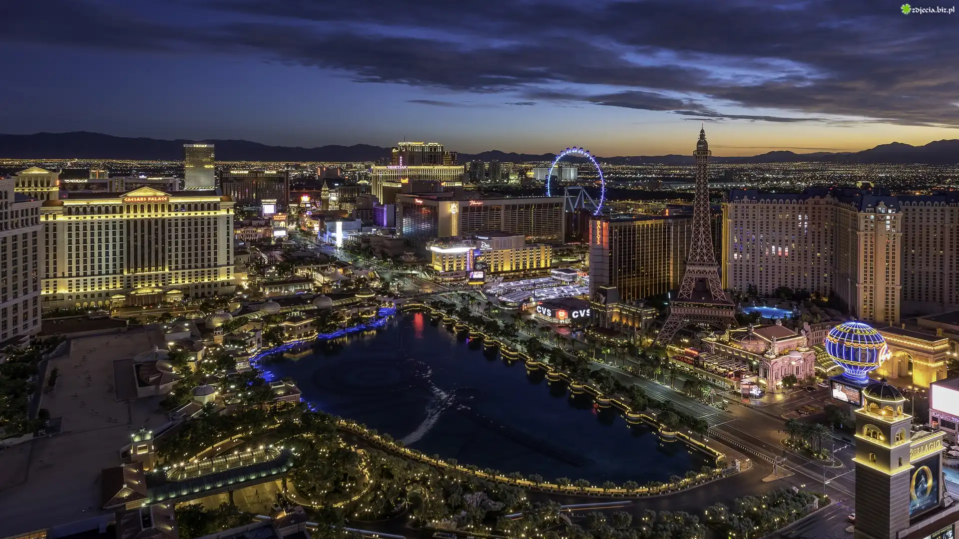 Stany Zjednoczone, Las Vegas, Miasto nocą