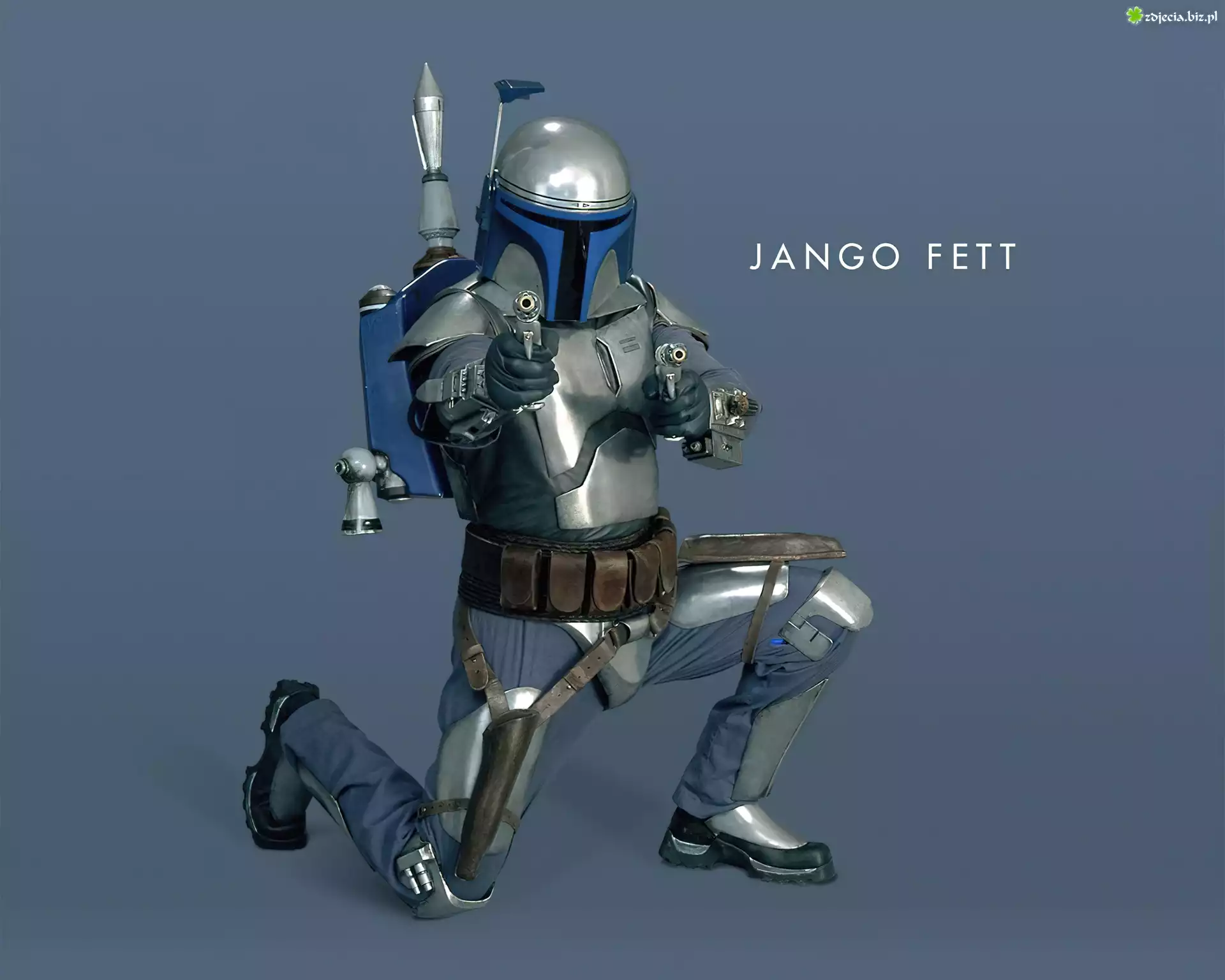 Star Wars, Jango Fett, broń, ochraniacze