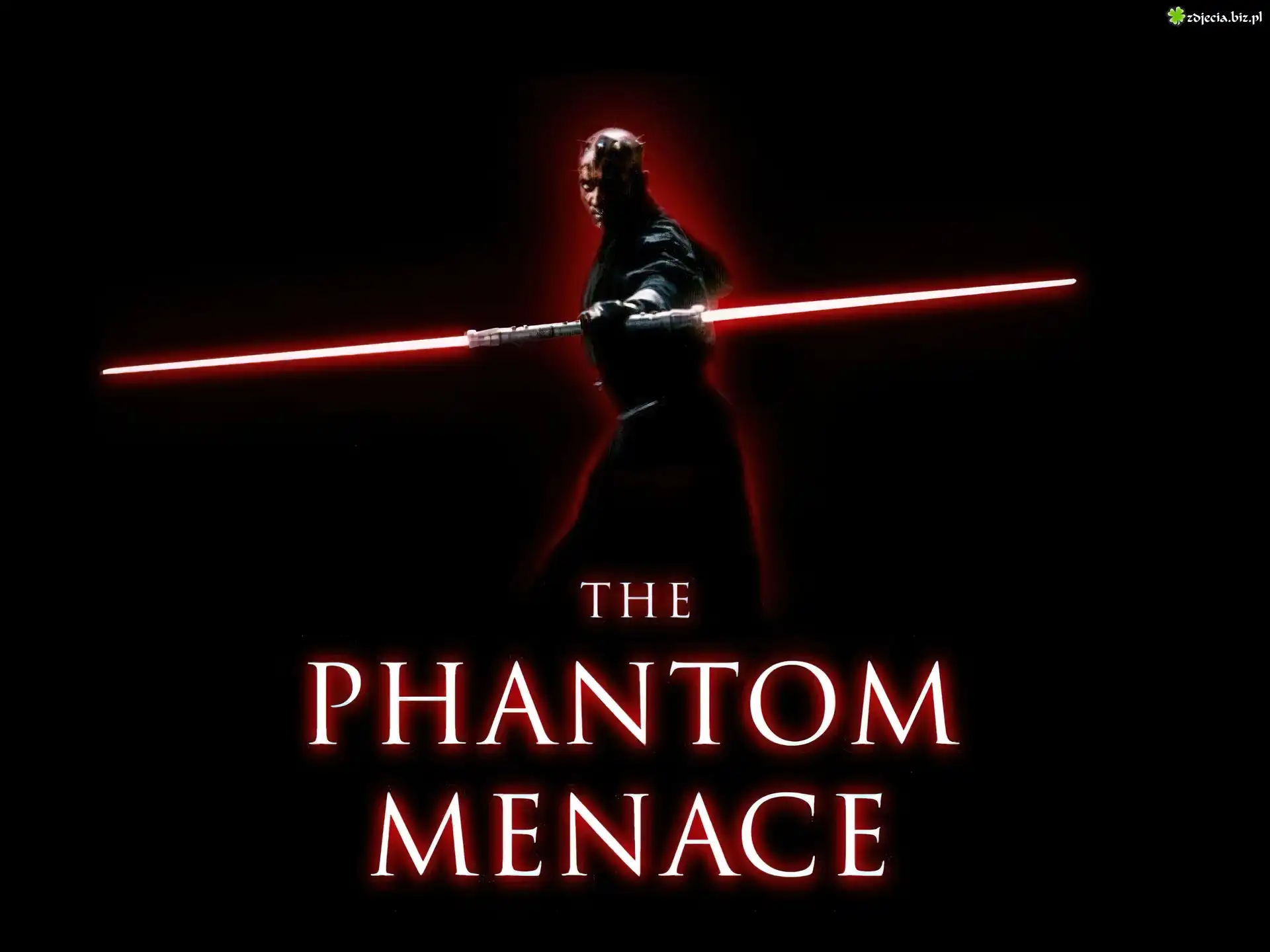 Star Wars, ciemno, napis, postać, laser