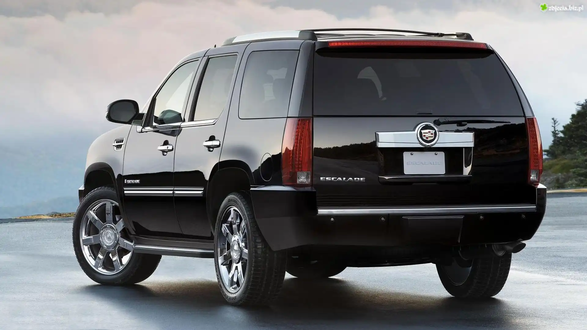SUV, Terenowy, Czarny, Cadillac, Escalade