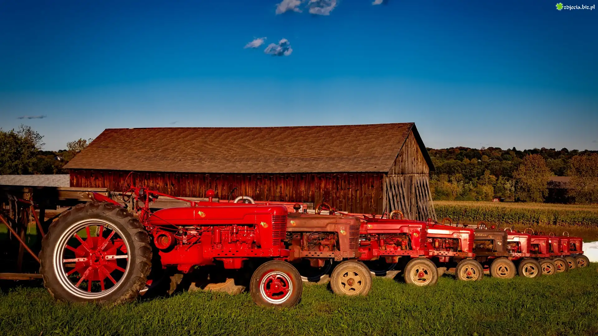 Farma, Traktor, Stodoła