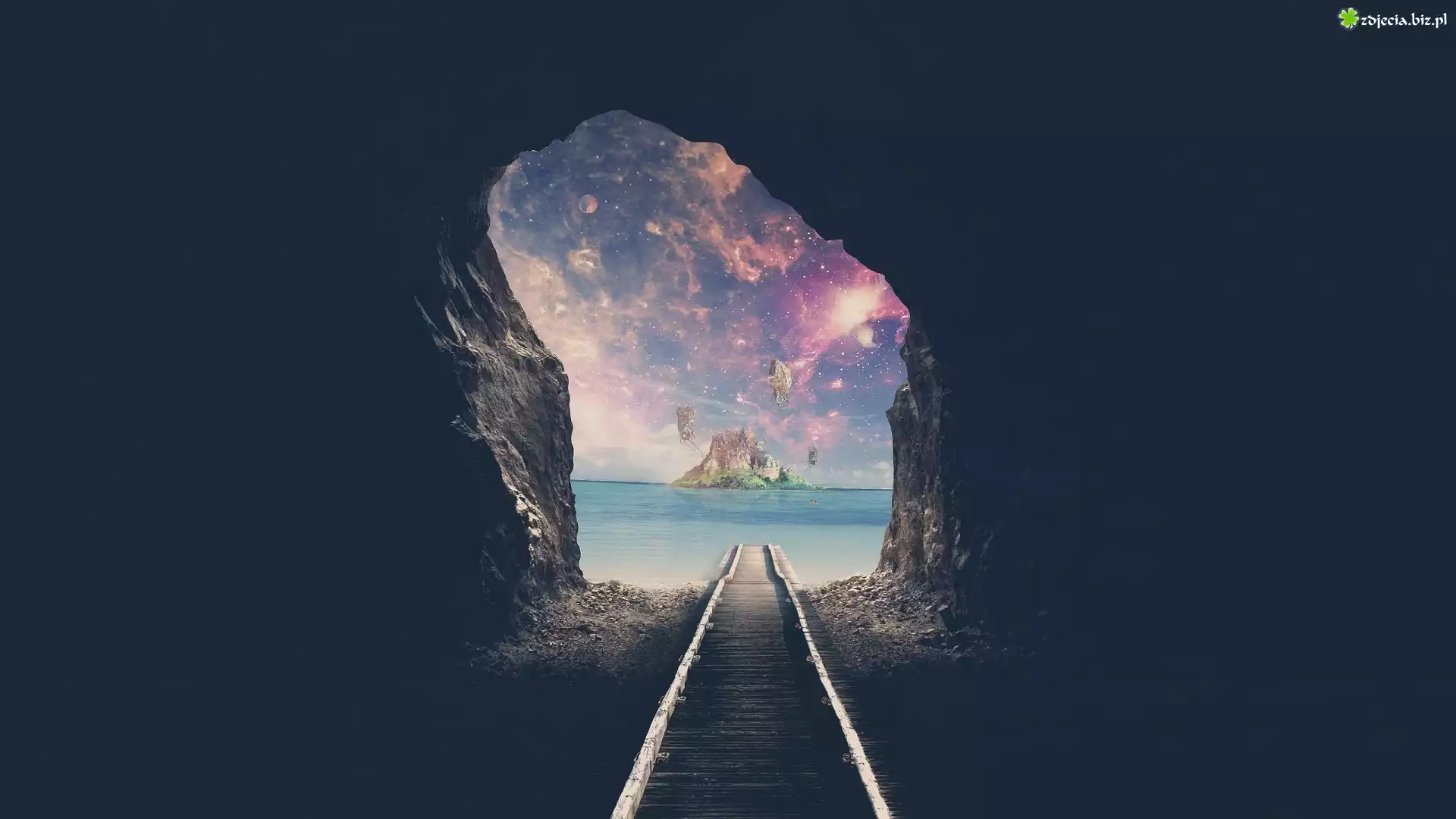 Fantasy, Tunel, Morze