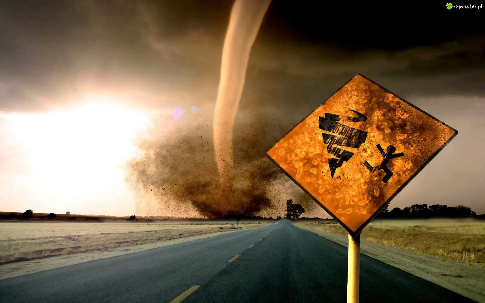 Tornado, Ulica, Znak