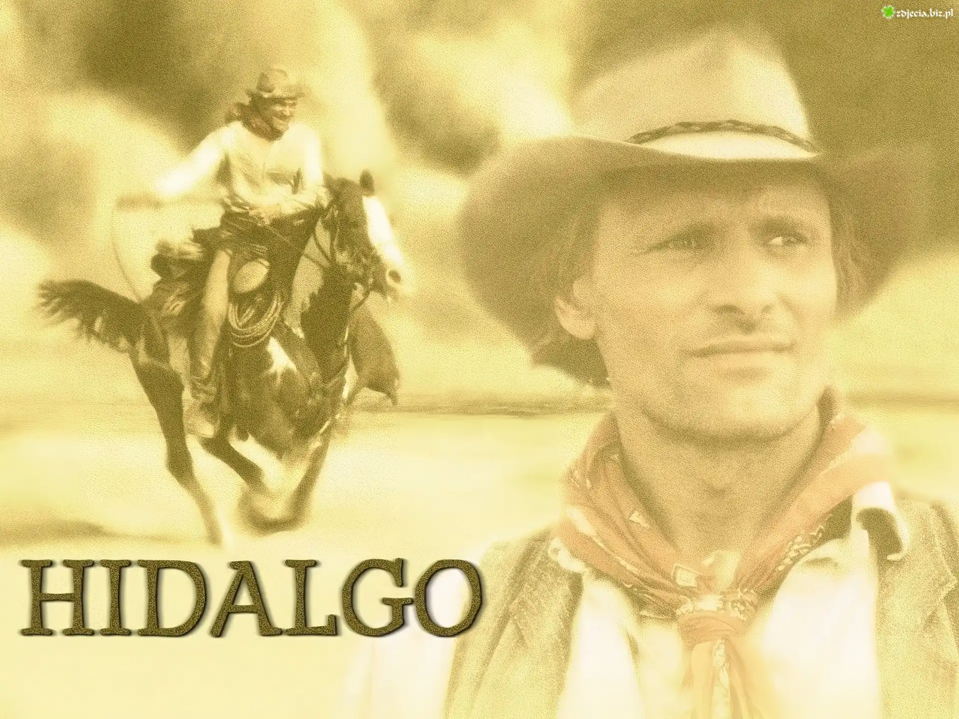 Viggo Mortensen,koń, kapelusz