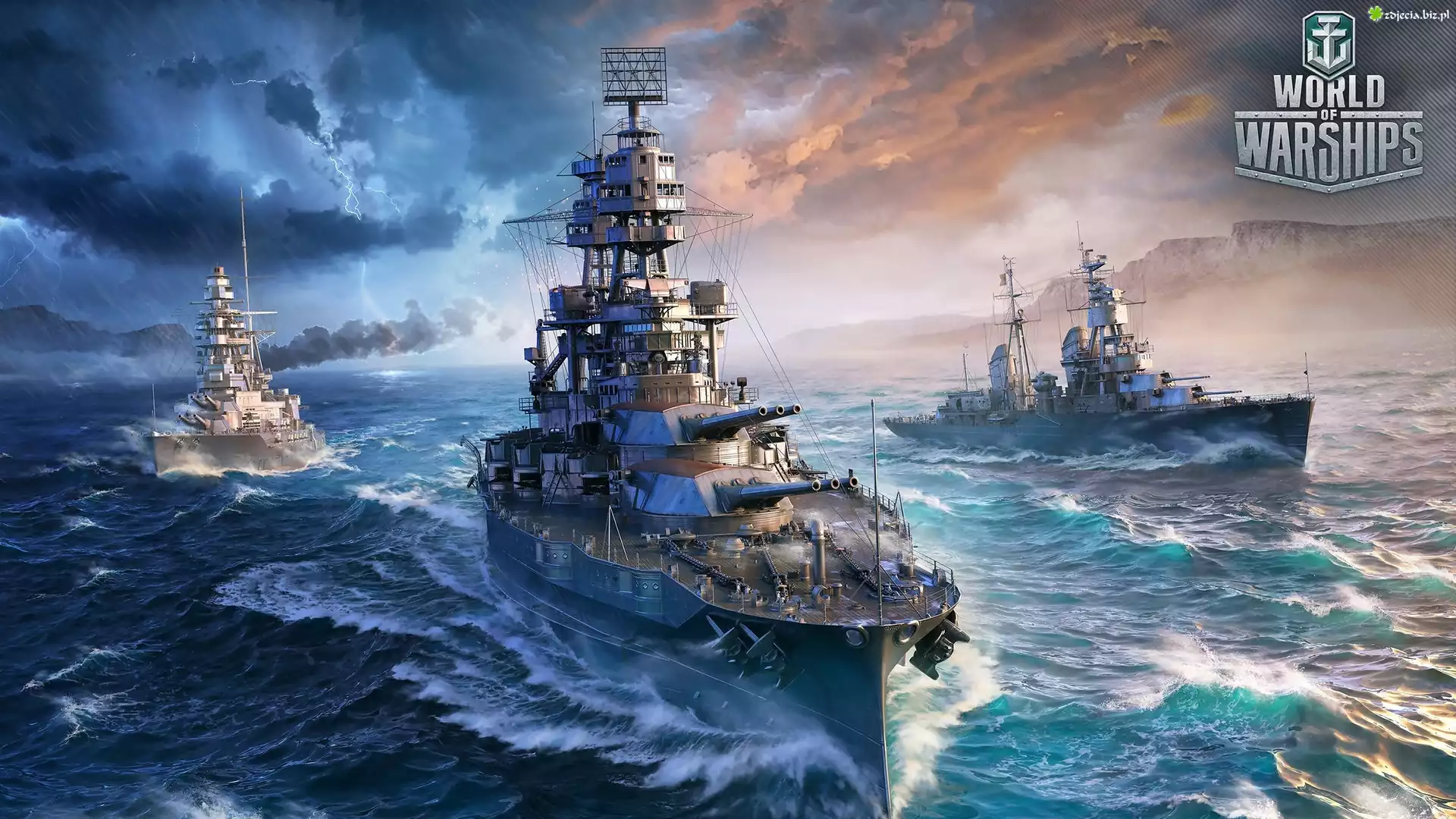 World of Warships, Morze, Okręty, Gra
