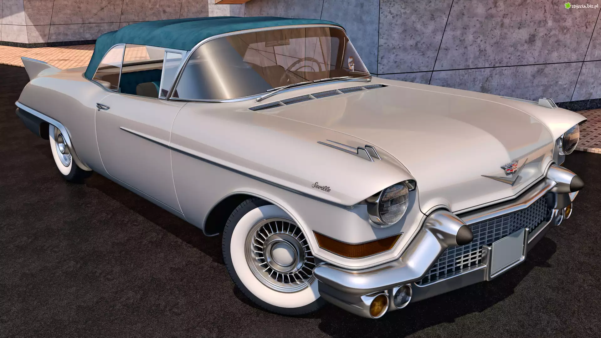 Zabytkowy, Cadillac Eldorado Convertible, 1957