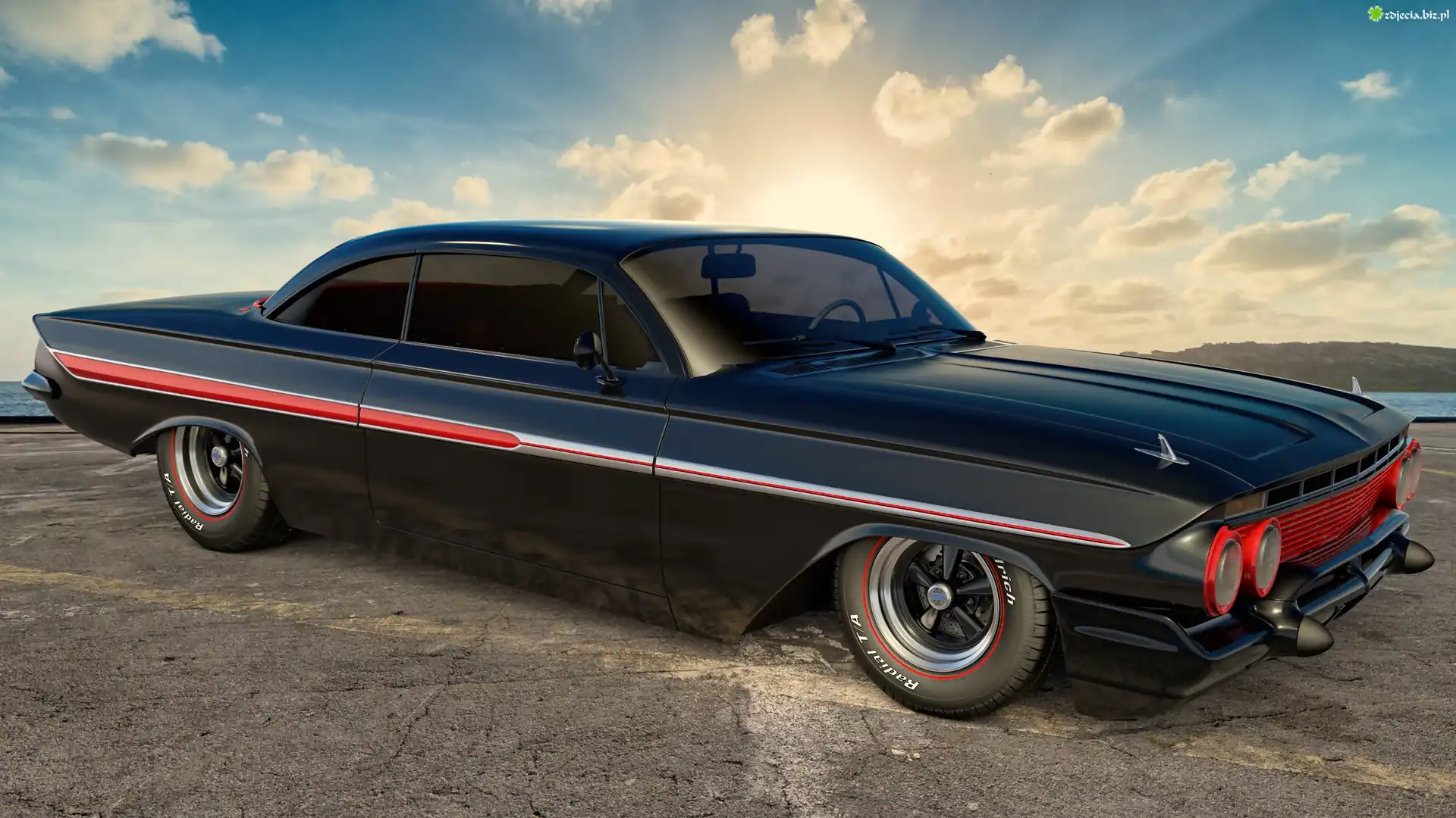 Zabytkowy, Chevrolet Impala Coupe, 1961