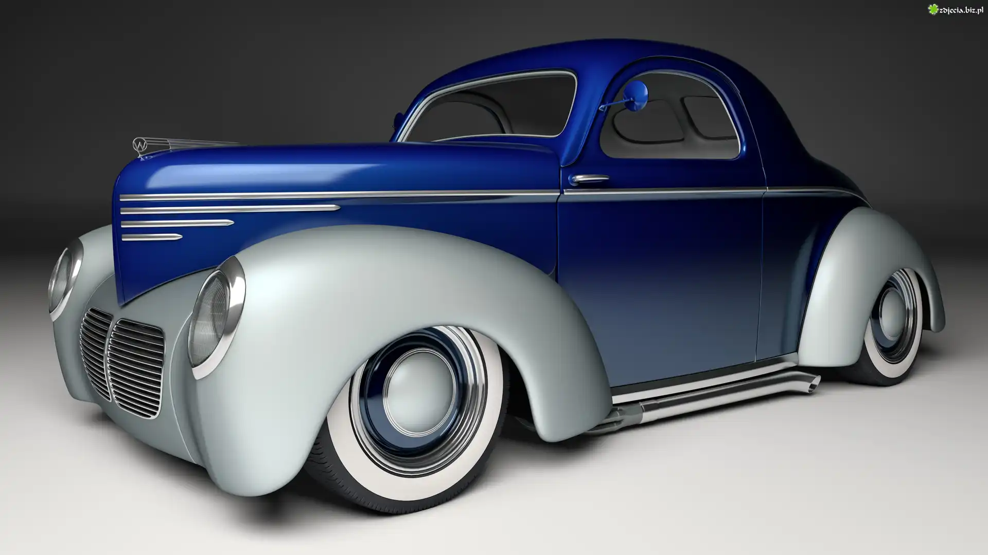 Zabytkowy, Willys Coupe, 1940