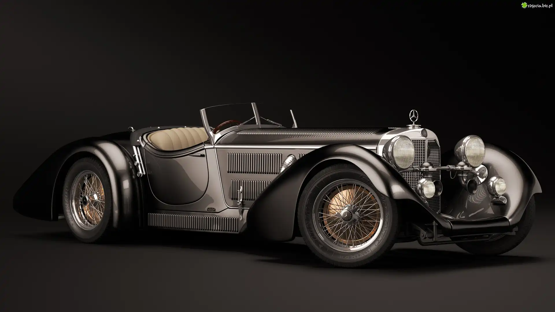 Zabytkowy, Mercedes-Benz SS Roadster, 1930